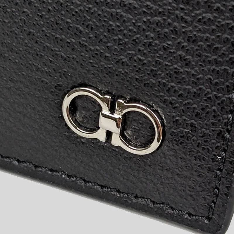 Salvatore Ferragamo o1s1rm0924 Size: OS / Leather Wallet in Black Size ONE SIZE - 3 Thumbnail