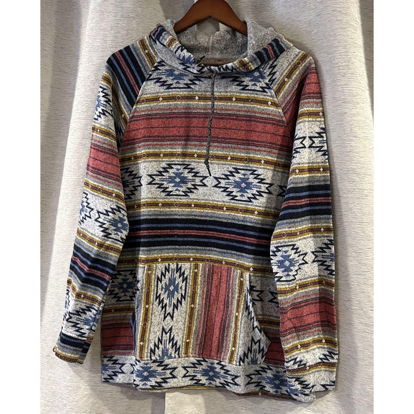 CLOT Brooklyn Cloth Desert Hooded Sweatshirt Aztec Southwestern Hoodie Mens XL Multi-Color Size US XL / EU 56 / 4 - 2 Thumbnail