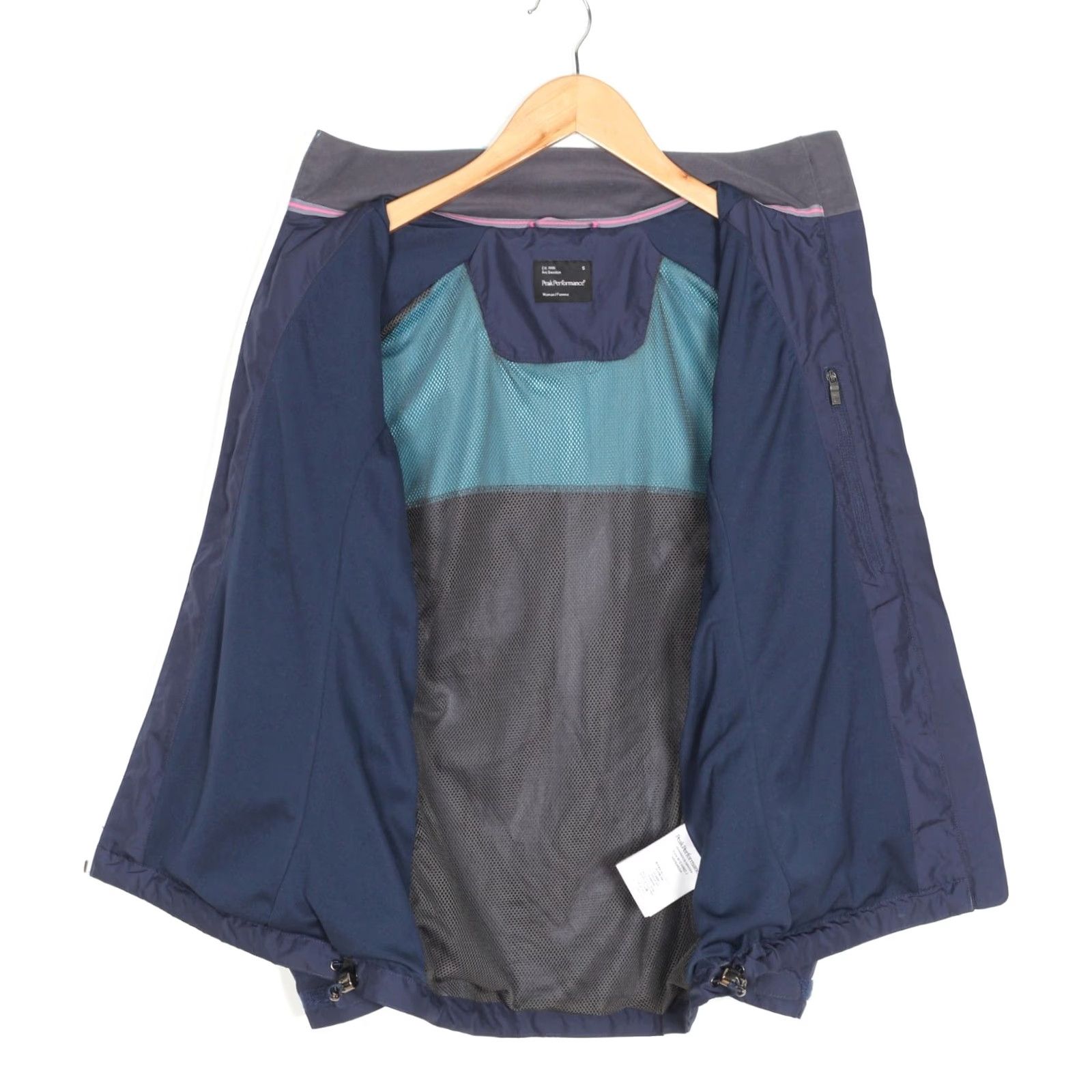 Peak Performance PEAK PERFORMANCE HIND Windbreaker Jacket Women S blue-logo Regular Long Sleeve Autumn Spring Size S / US 4 / IT 40 - 3 Thumbnail