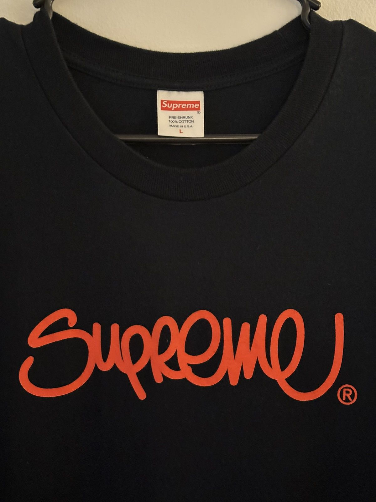 Supreme Supreme Handstyle Tee Size US L / EU 52-54 / 3 - 2 Thumbnail