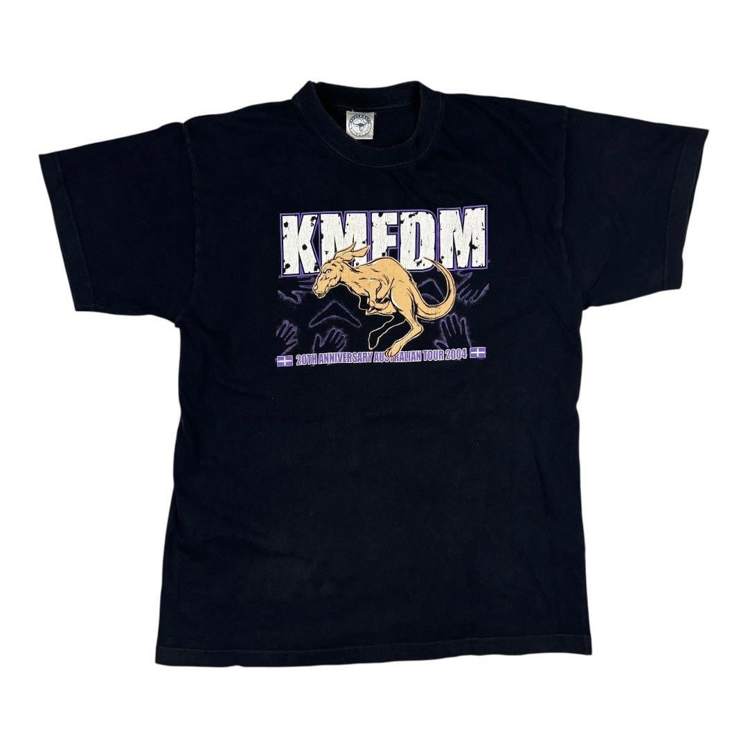 Band Tees Original vintage KMFDM – 20th Anniversary Aus Tour 2004 Size US L / EU 52-54 / 3 - 1 Thumbnail