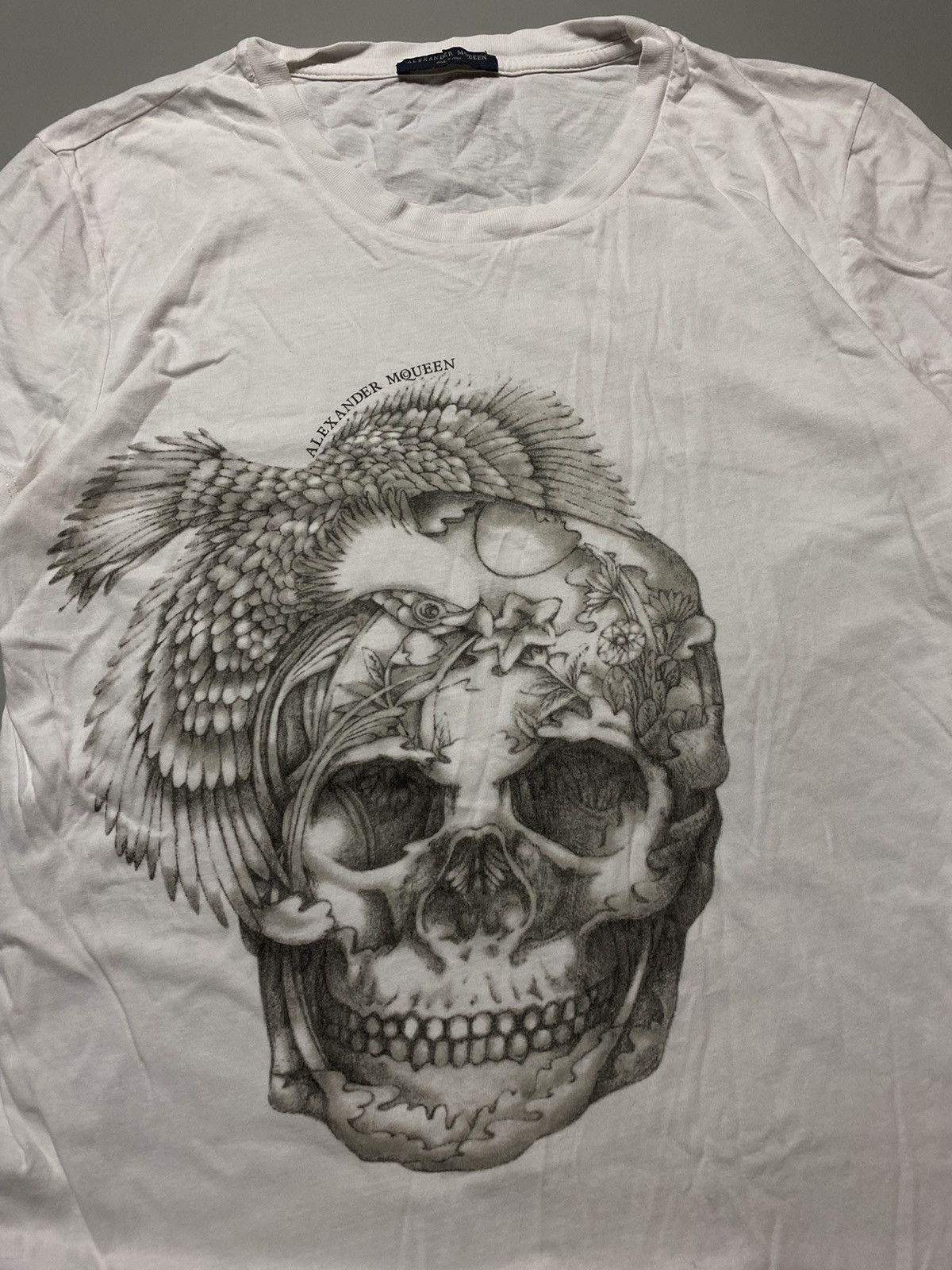 Alexander McQueen 🔥 Alexander McQueen T-shirt Skull print y2k Size M / US 6-8 / IT 42-44 - 3 Thumbnail