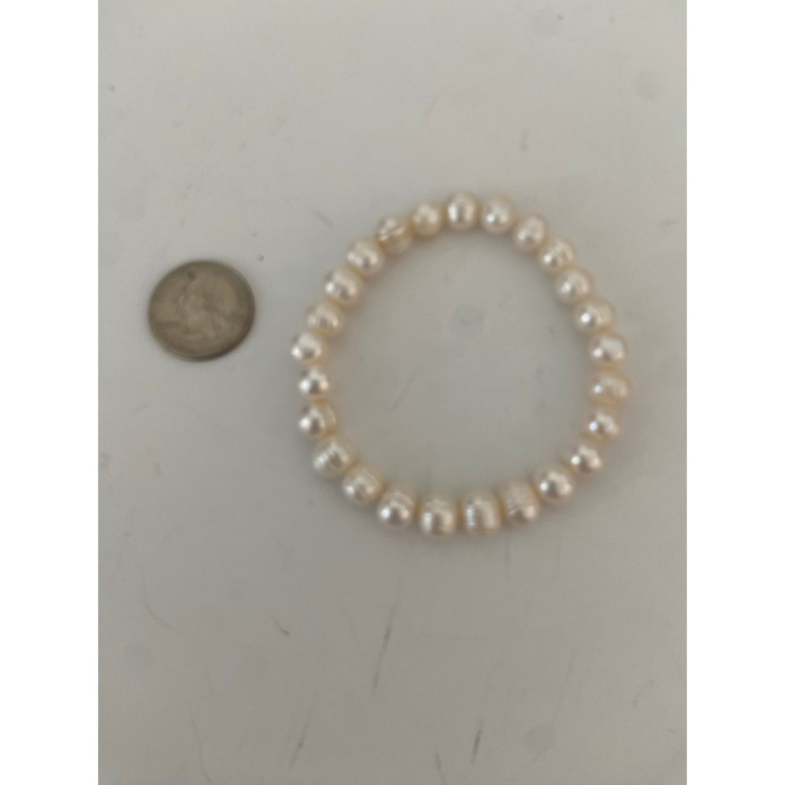 Handmade Pearl bracelet Size ONE SIZE - 4 Thumbnail