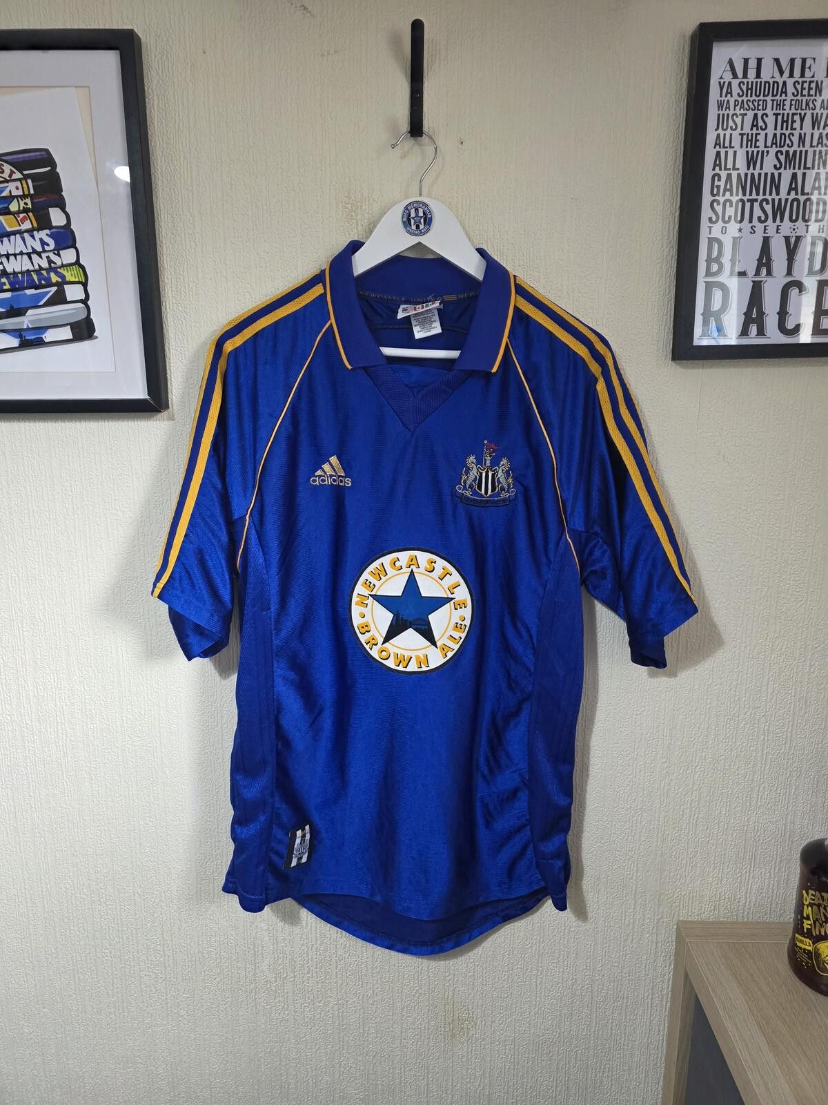 Adidas Newcastle United 1998/99 Adidas away shirt - Large Size US L / EU 52-54 / 3 - 1 Thumbnail
