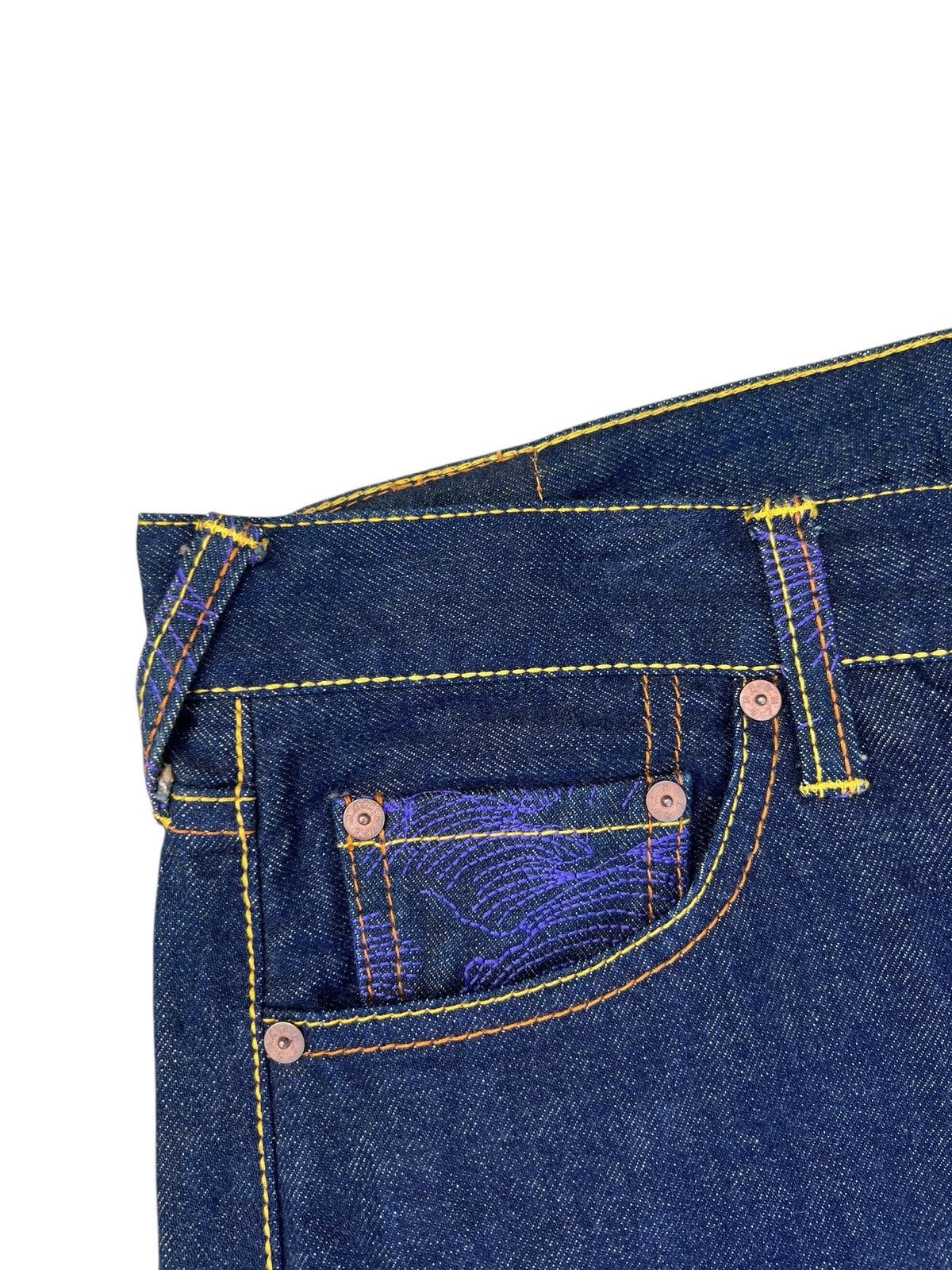 RMC Jeans RMC Martin Ksohoh Blue Denim Selvedge Jeans Loose Size US 36 / EU 52 - 10 Thumbnail