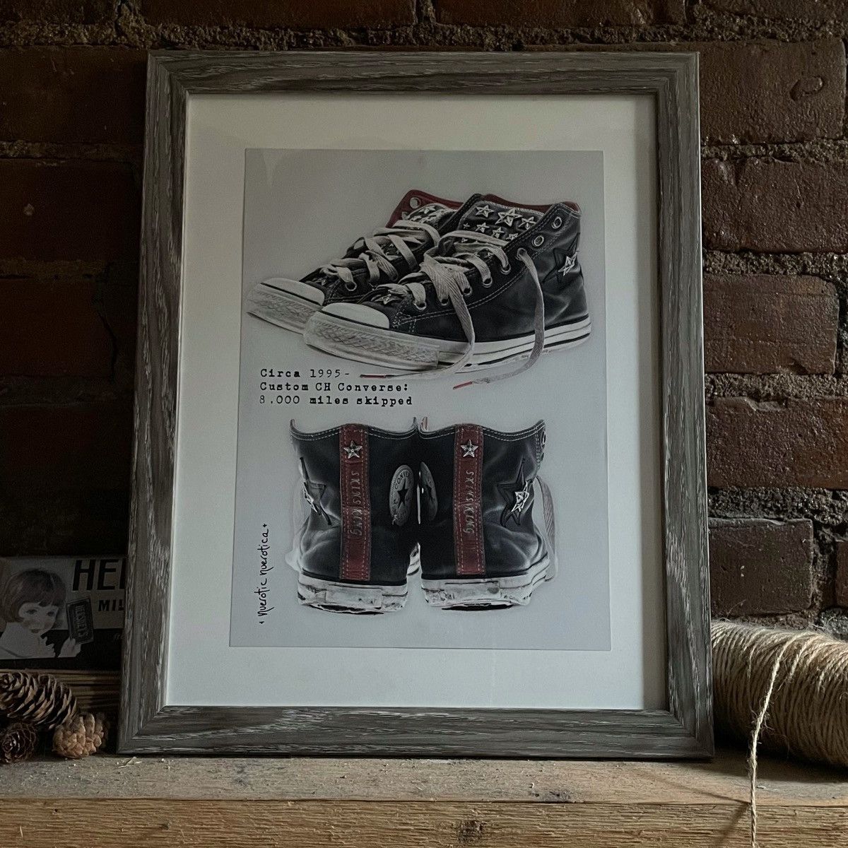 Chrome Hearts Chrome Hearts Circa 1995 Converse Poster Size ONE SIZE - 2 Thumbnail