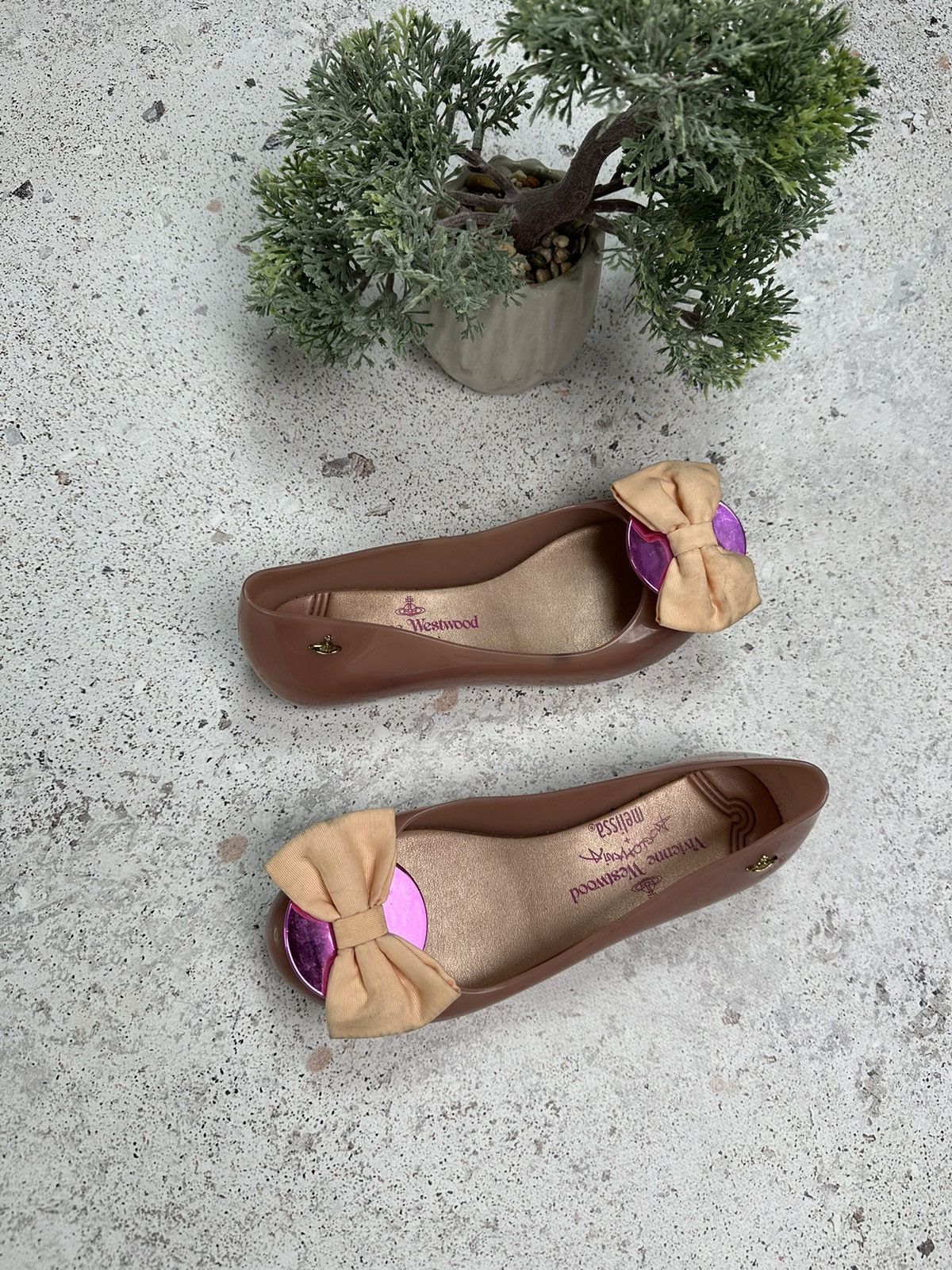 Designer × Melissa × Vivienne Westwood Vivienne Westwood x Melissa Anglomania ballet flats shoes Size US 6 / IT 36 - 3 Thumbnail