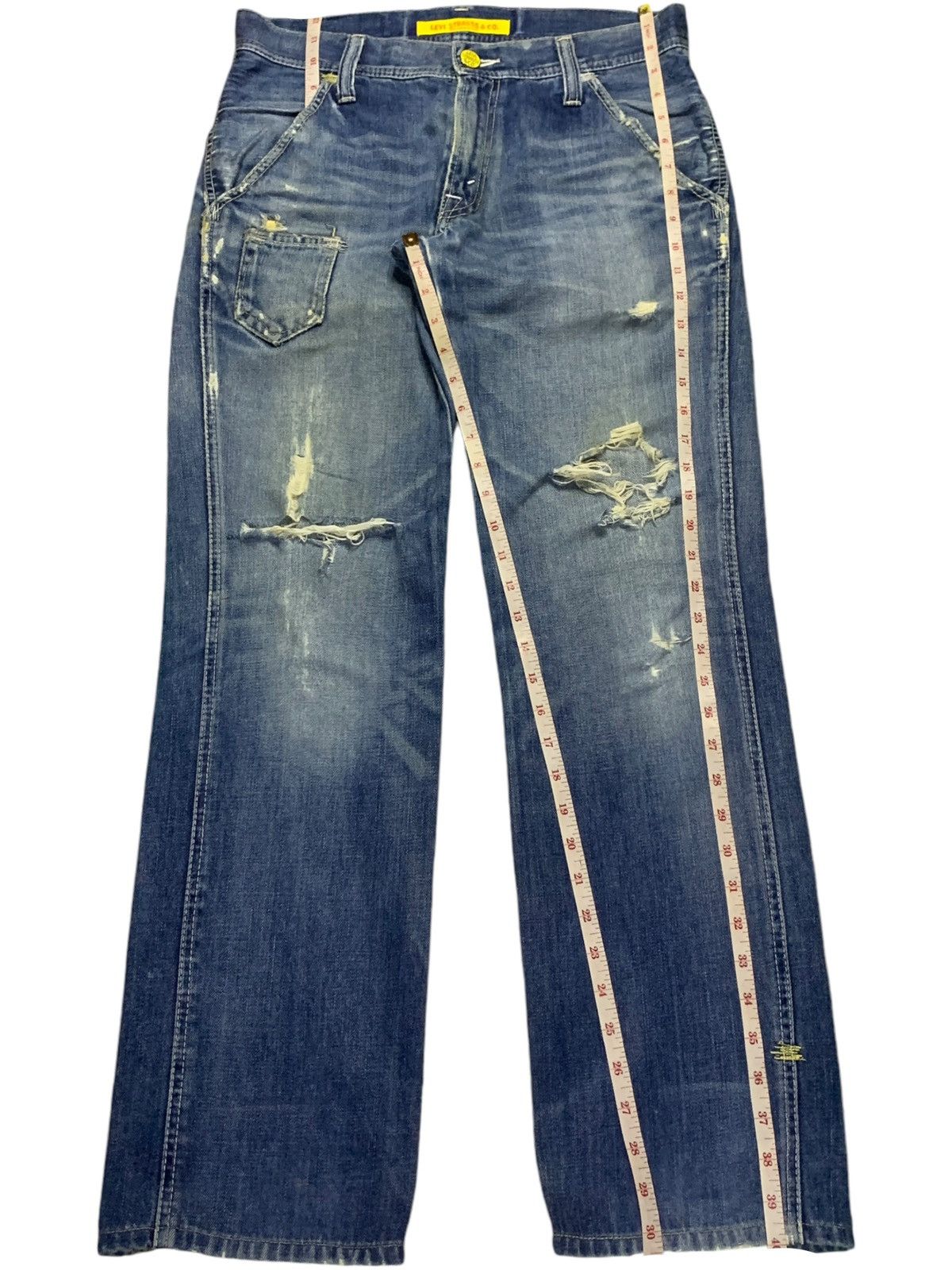 Levi's × Levi's Vintage Clothing Vintage 90s Levis 502 Faded Wash Distressed Loose Jeans Size US 32 / EU 48 - 13 Thumbnail