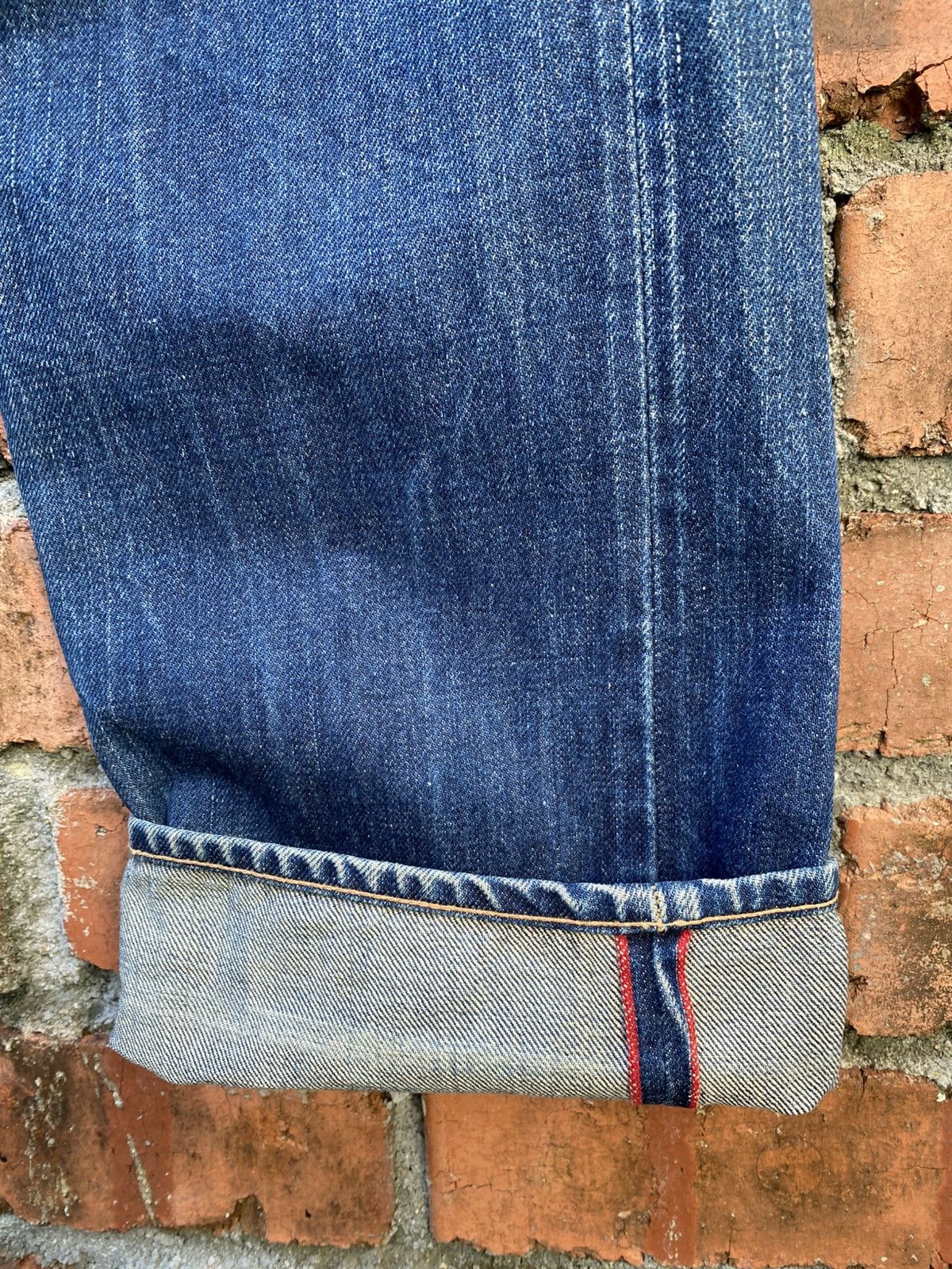 Blue Blue Japan W31x31 vintage blue blue japan redline denime Size US 31 - 4 Thumbnail
