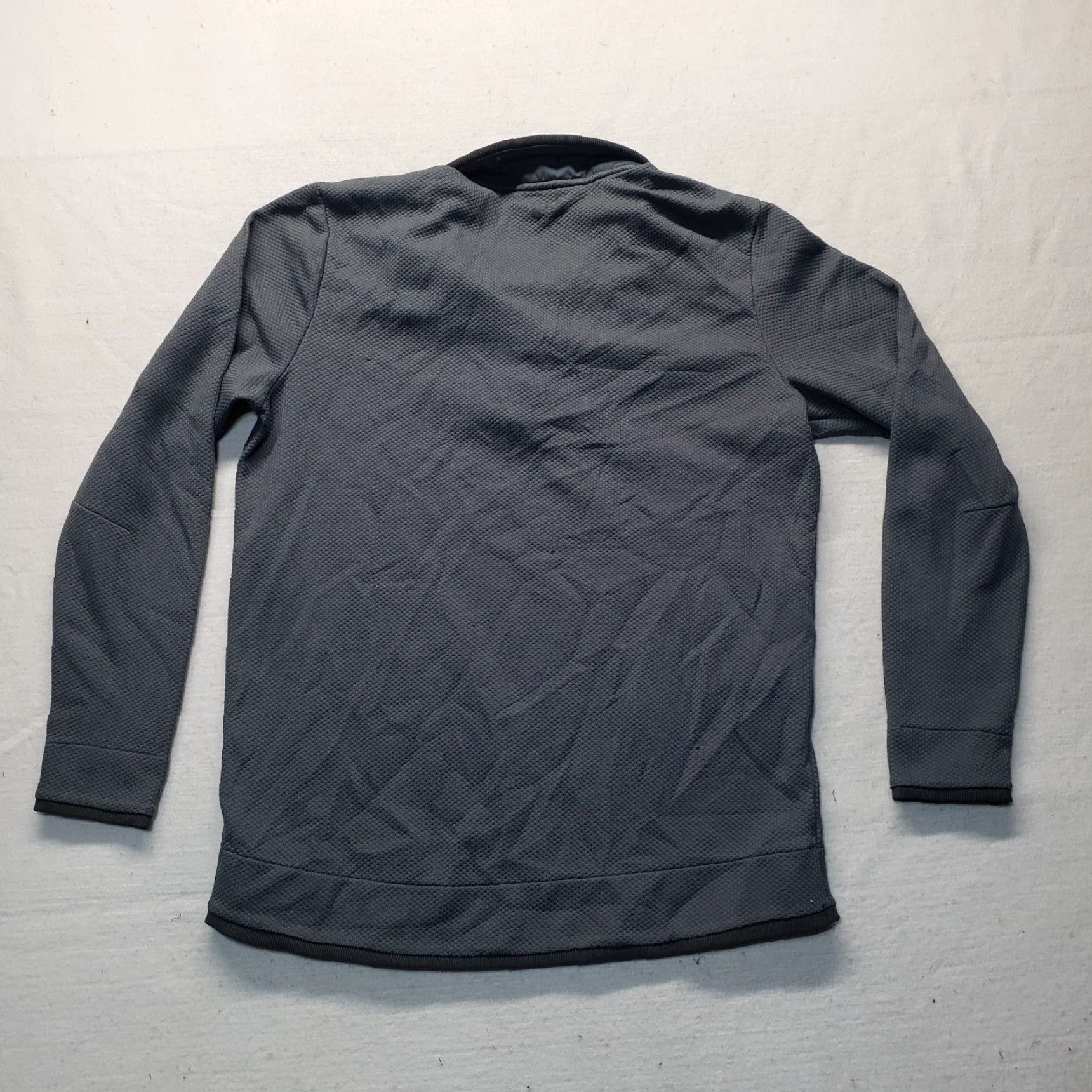 Under Armour Under armour Golf Polo Mens XL 1/4 Zip Sweatshirt Cold Gear Mock Neck Button Sweater Gray 100% Polyester Reg Regular Golfing Fashion A dult Mens Size US XL / EU 56 / 4 - 7 Thumbnail