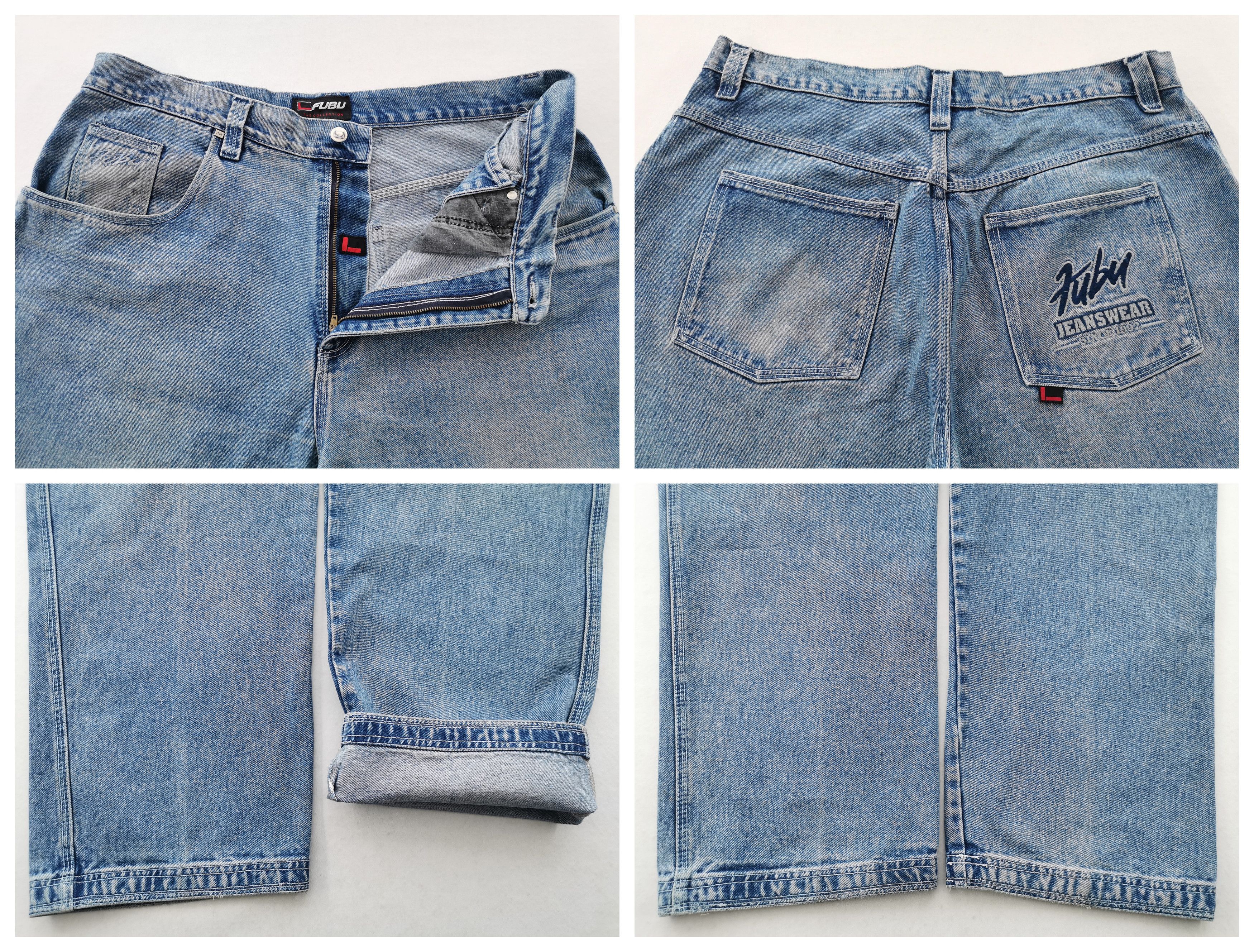 Fubu Vintage 90's Fubu Denim Jeans Big Size 40/40x34 Size US 40 / EU 56 - 8 Thumbnail