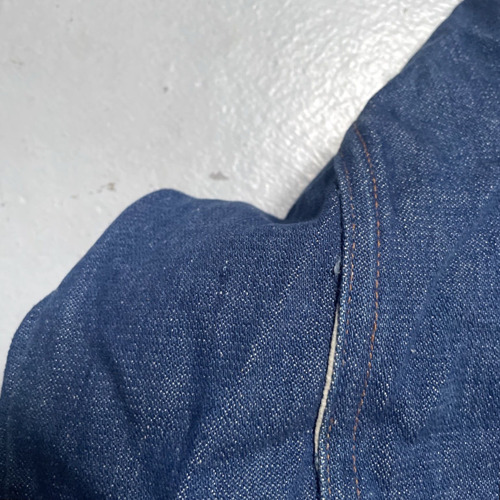 Wrangler VINTAGE Wrangler Jacket Denim Bomber Unisex Adults L Blue USA Western Cowboy 70s 80s Workwear Snap Closures Size US L / EU 52-54 / 3 - 4 Thumbnail