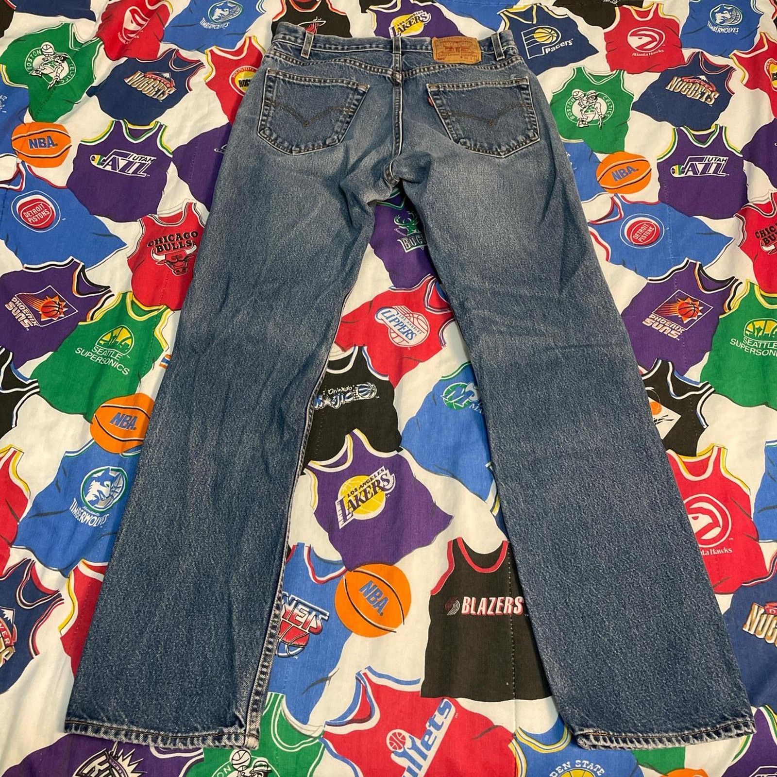 Levi's × Vintage Vintage Levi’s 505 Made in USA Regular Denim Jeans Pants Size US 34 / EU 50 - 3 Thumbnail