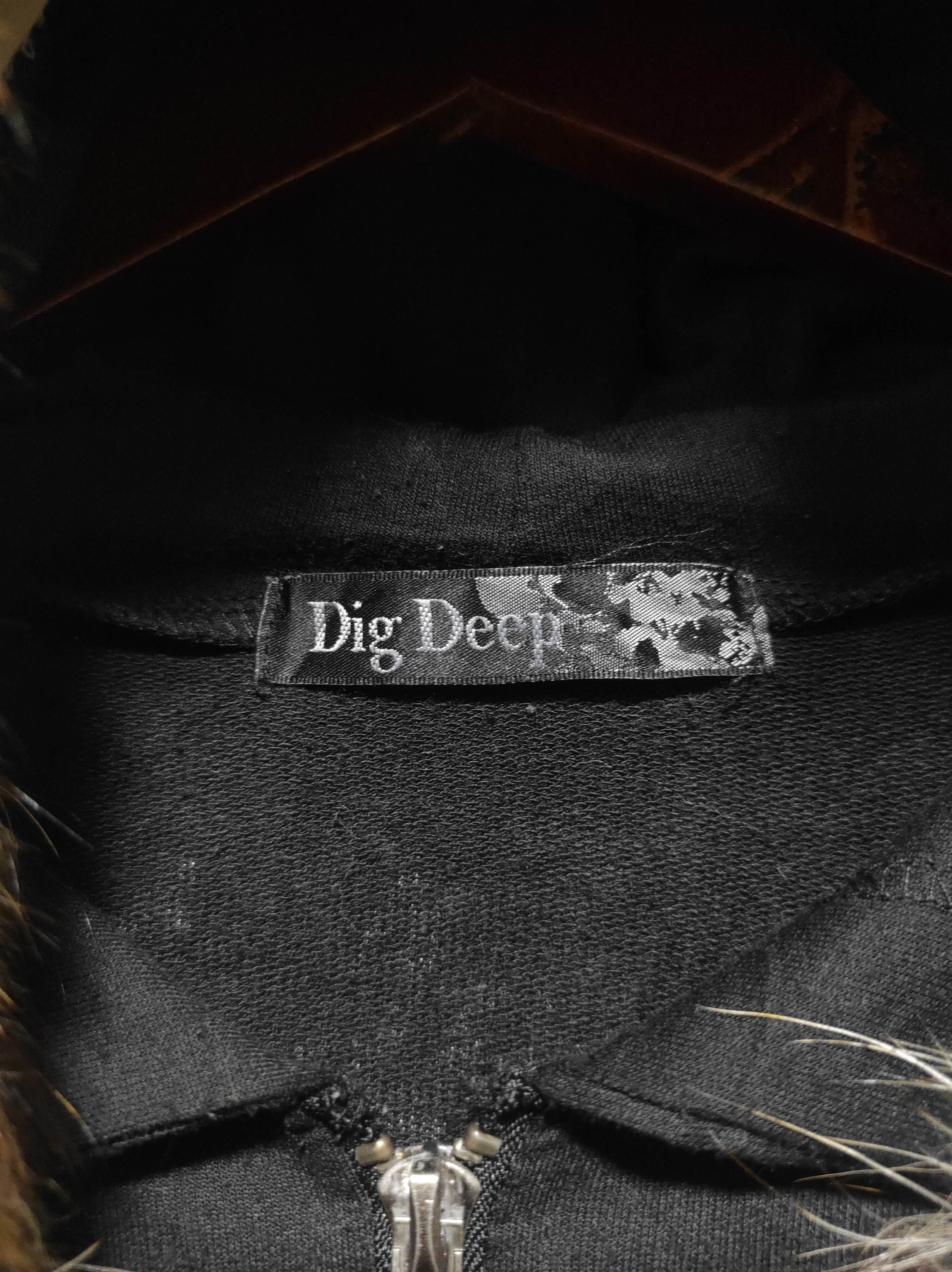 Dig Deep Skull Fur Hoodie IfSixWasNine LGB style