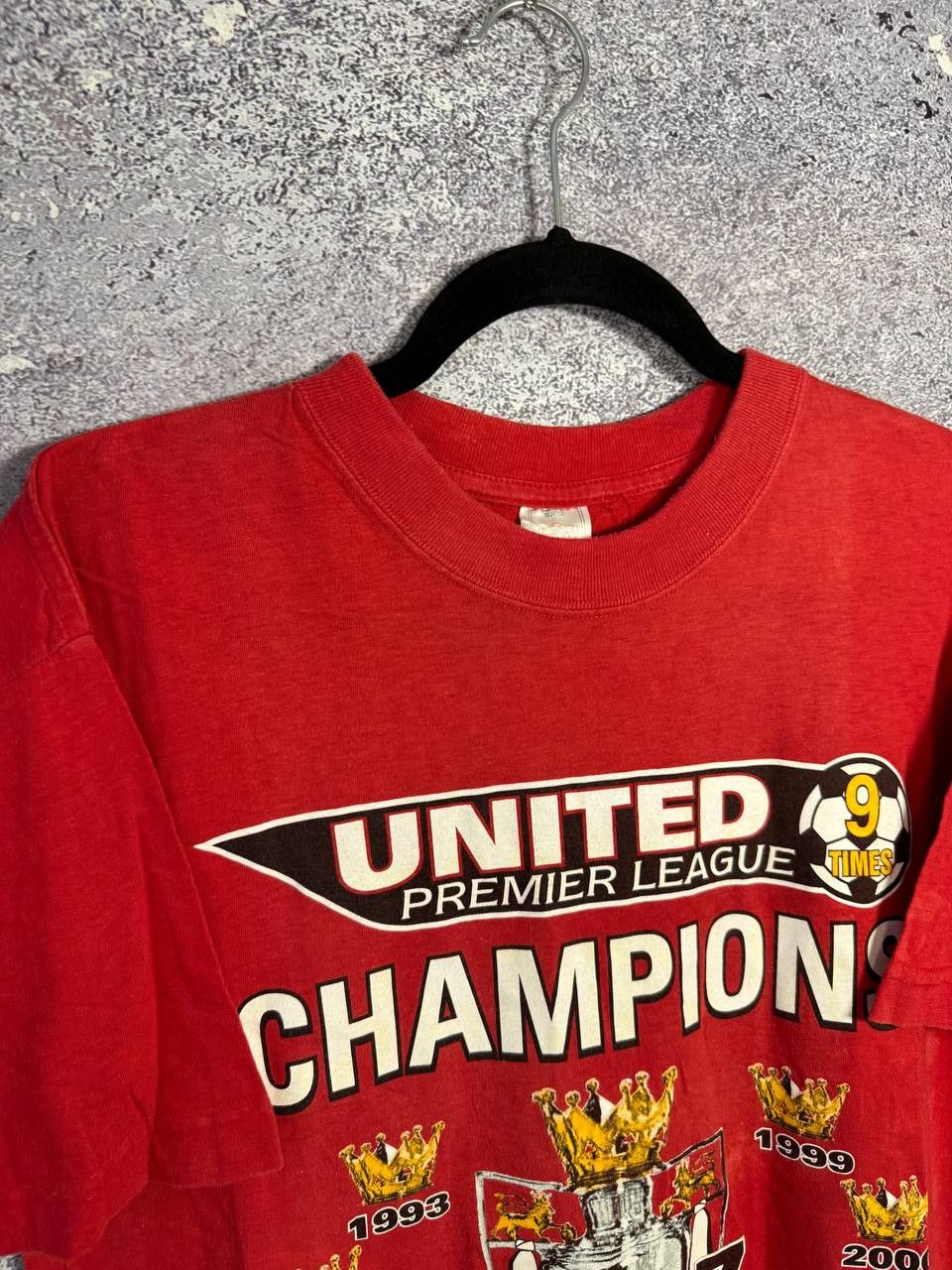 Vintage Vintage Manchester United Champions 2007 Red T-Shirt Small Size US S / EU 44-46 / 1 - 5 Thumbnail