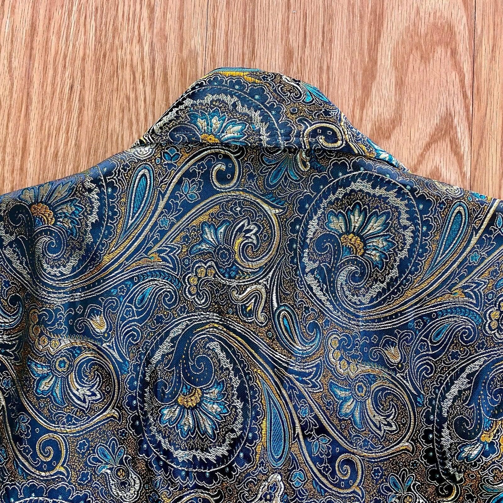 Other Brownstone Studio Vintage Gold Paisley Jacket Womens Small Size S / US 4 / IT 40 - 11 Thumbnail