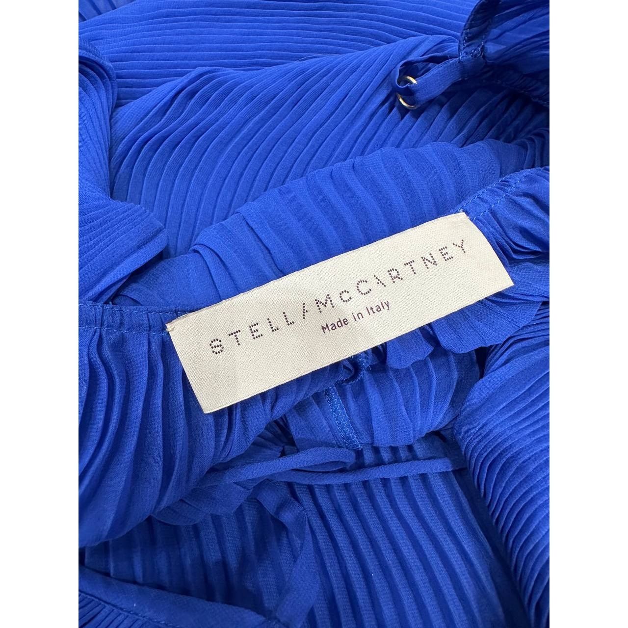 Stella McCartney Stella McCartney Blue Pleated Maxi Dress sz.38 Size XS / US 0-2 / IT 36-38 - 5 Thumbnail