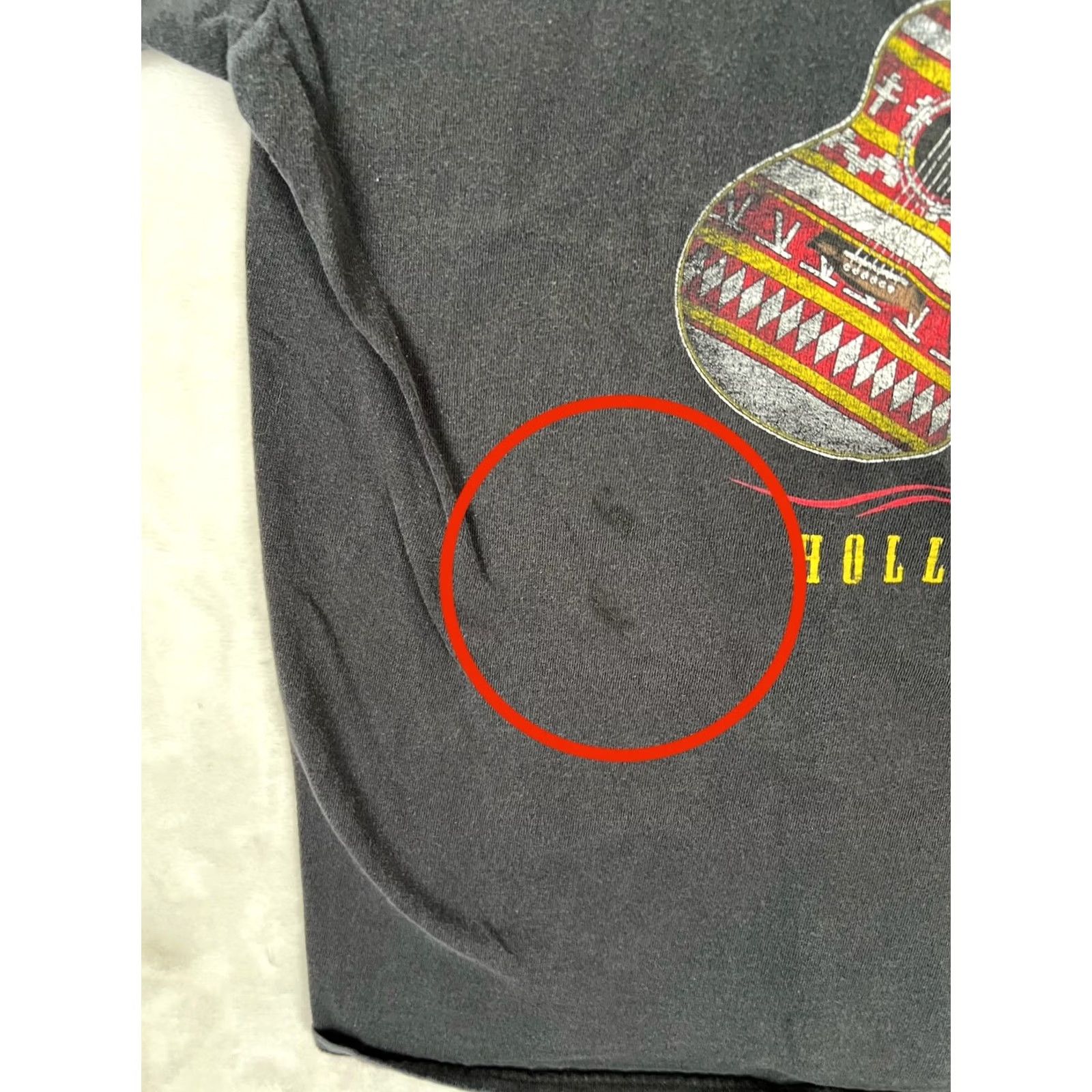 Hard Rock Cafe VINTAGE Hard Rock Cafe T-Shirt Black Skull 90s Rock Florida Guitars Men XL Short Sleeve Crew Neck 1990s Graphics Pattern Vintage Shirt Size US XL / EU 56 / 4 - 3 Thumbnail