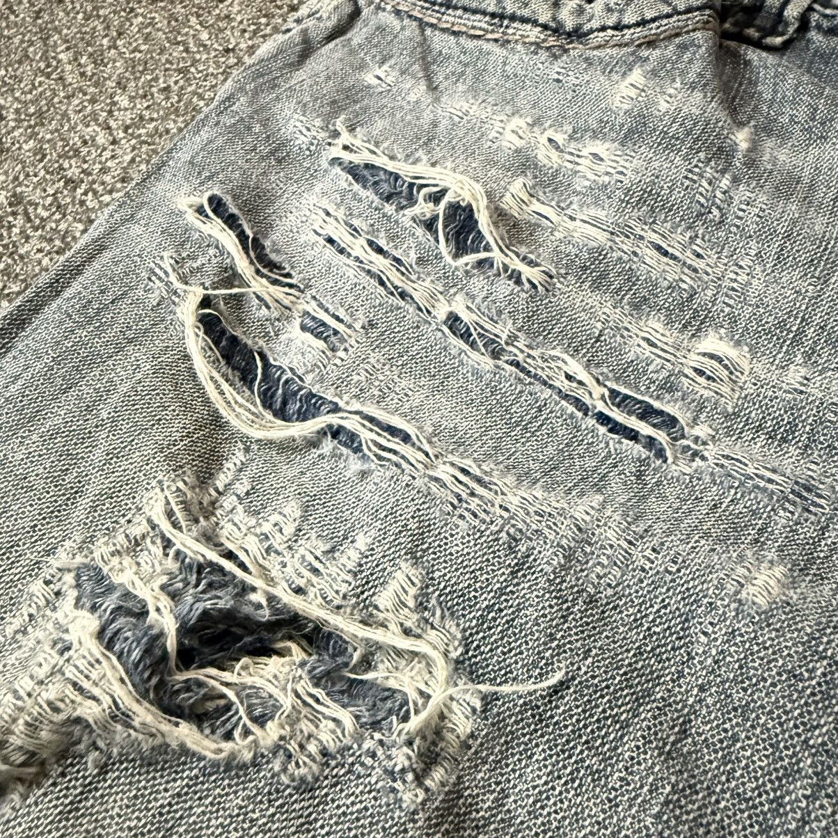 Affliction × If Six Was Nine 🔥🇯🇵 Japanese Seditionaries Bootcut Crash Denim Size US 32 / EU 48 - 9 Thumbnail