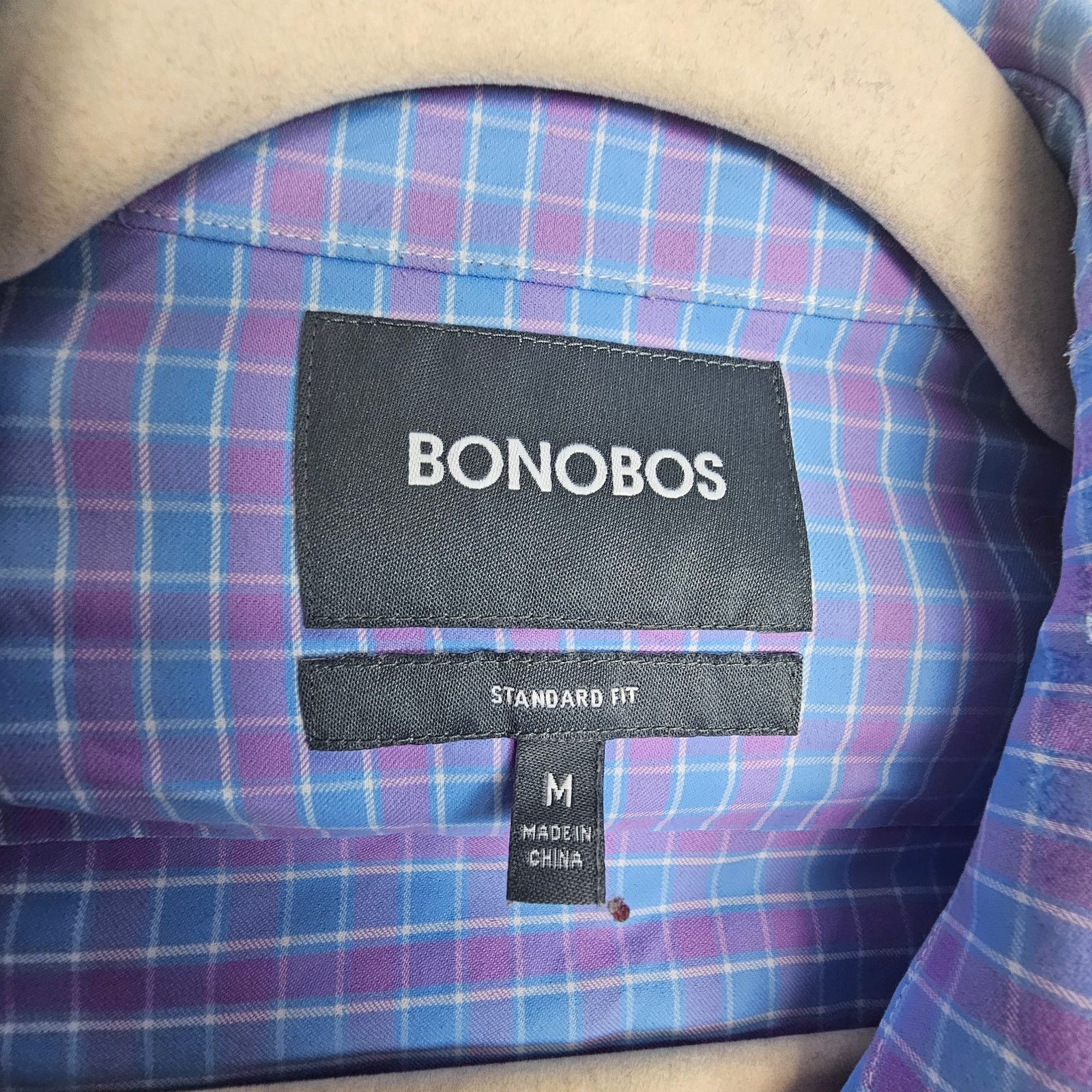 Bonobos Bonobos Checker Dress Shirt M Standard Fit Career Business Size US M / EU 48-50 / 2 - 6 Thumbnail