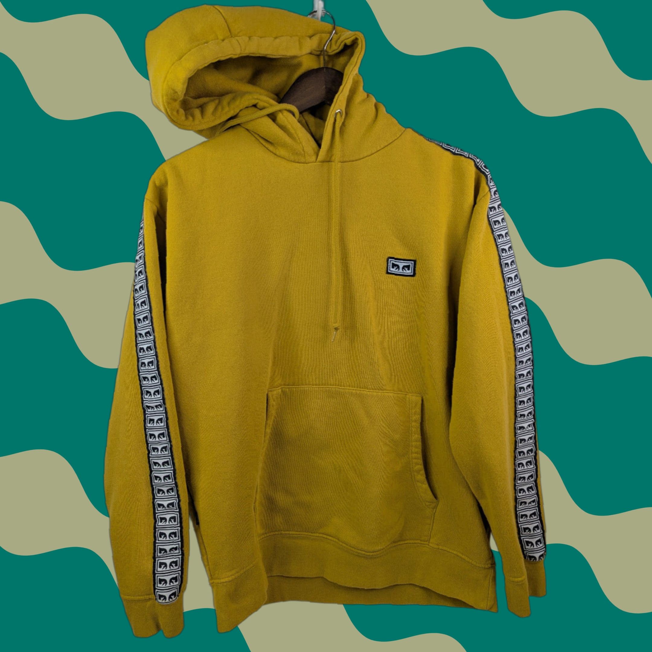 Obey OBEY Propaganda Hoodie Pullover Sweatshirt Streetwear Size Small Yellow Mens Size US S / EU 44-46 / 1 - 1 Thumbnail