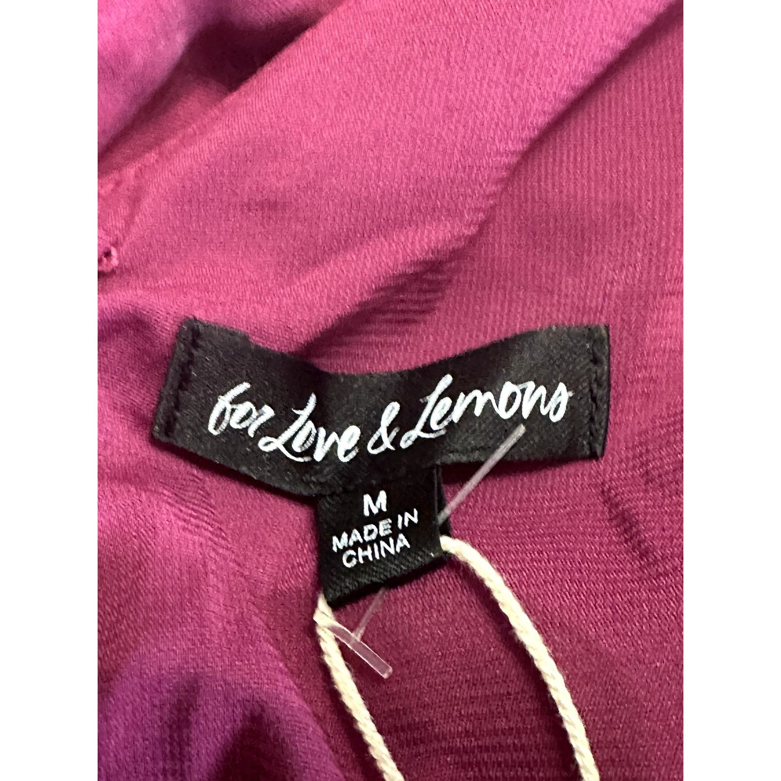 For Love & Lemons For Love & Lemons Allie Mini Dress Ruched Purple/Pink M NWT Size M / US 6-8 / IT 42-44 - 9 Thumbnail