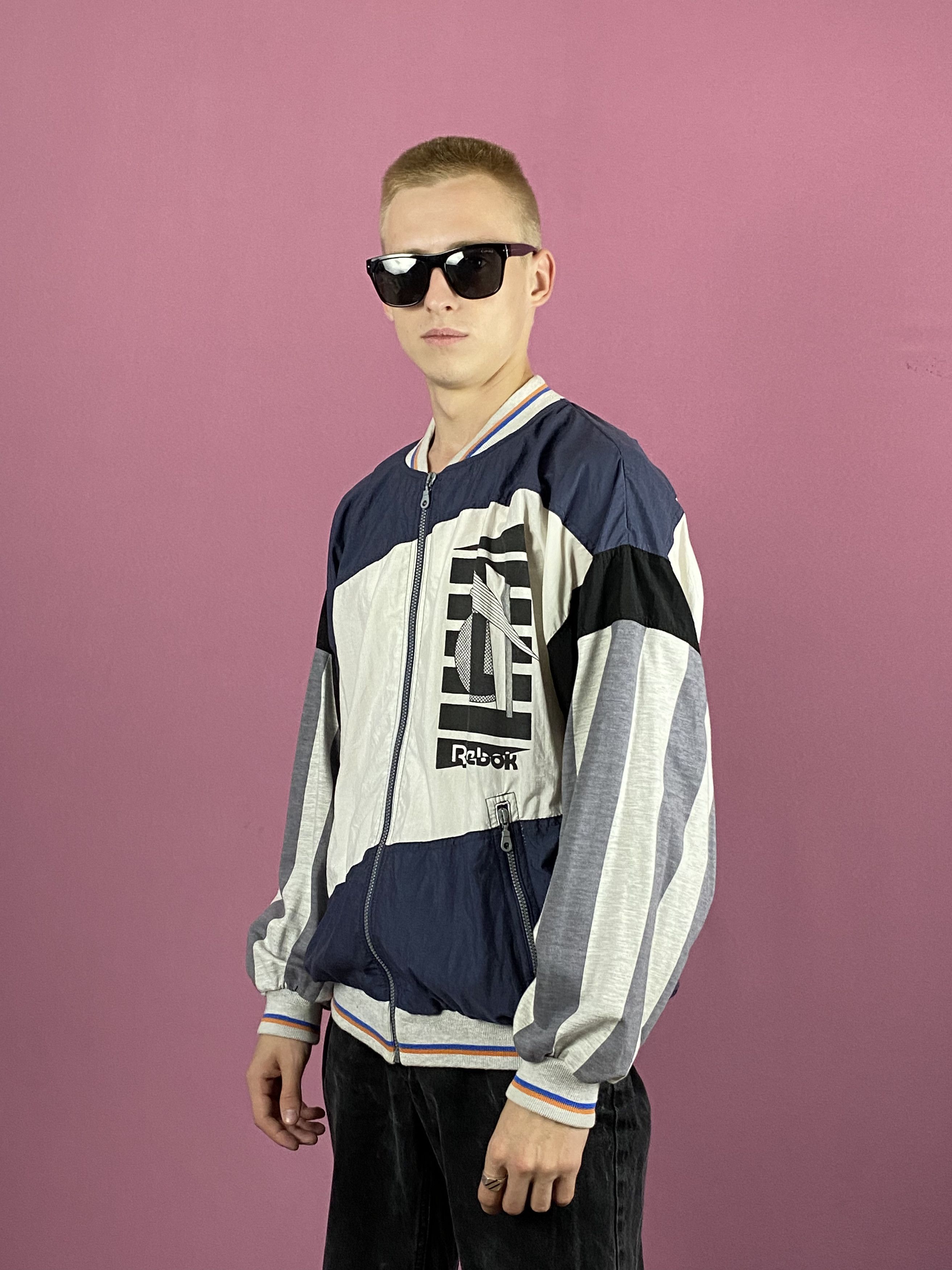 Reebok × Vintage Reebok Vintage Men's Windbreaker Jacket - Size M Size US M / EU 48-50 / 2 - 2 Thumbnail