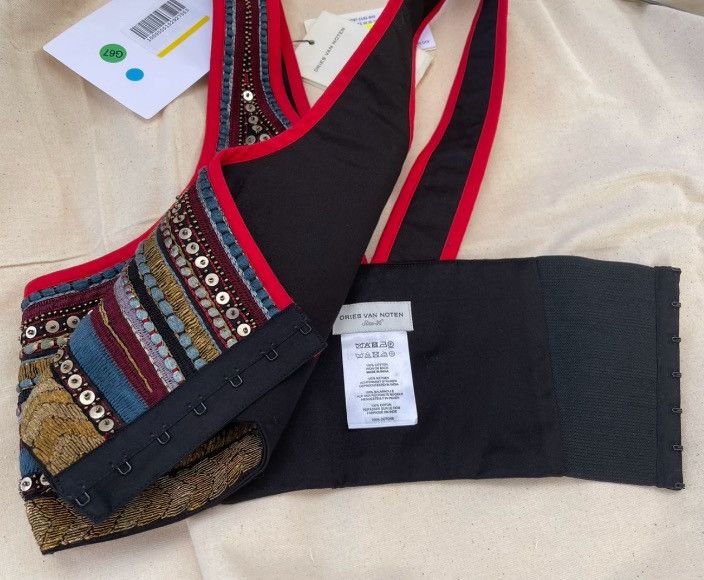 Dries Van Noten Dries van noten Ethnic style vest 2412-Nextarrow Size XS / US 0-2 / IT 36-38 - 3 Thumbnail