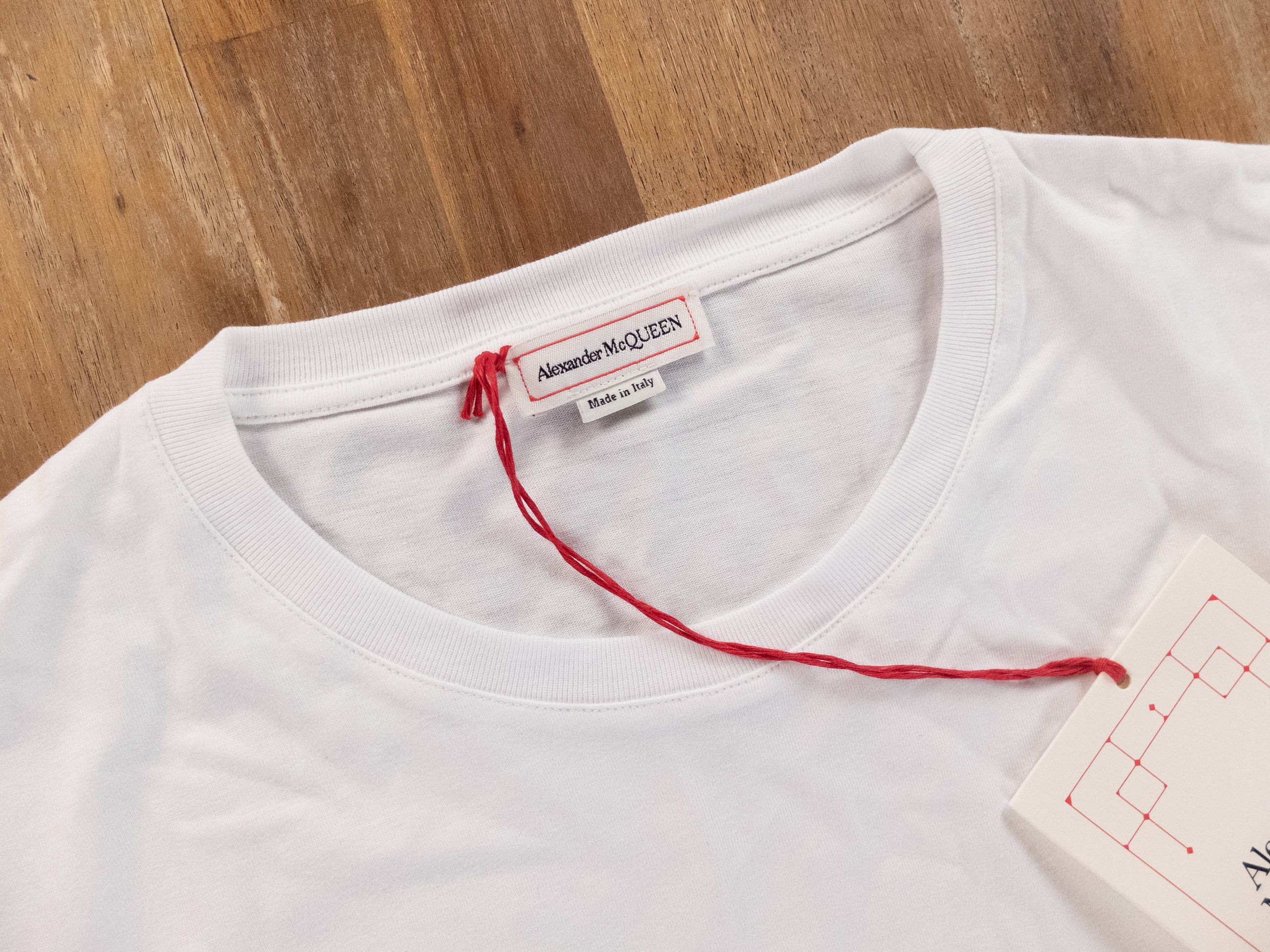 Alexander McQueen ALEXANDER MCQUEEN white regular fit Skull t-shirt XL q Size US XL / EU 56 / 4 - 4 Thumbnail