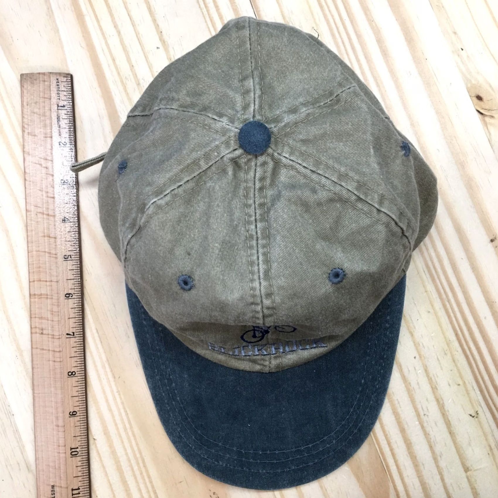 Vintage SCI Baseball Cap Mens Beige One Size Curved Brim Embroidered Logo Size ONE SIZE - 3 Thumbnail