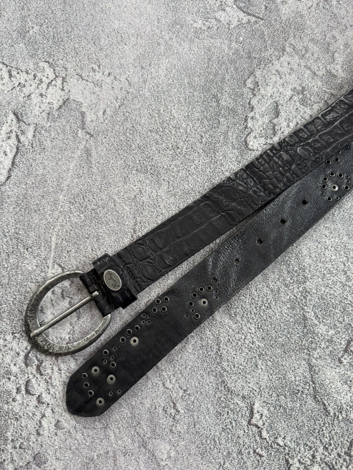 Replay Replay Avantgarde leather belt biker punk gothic L.G.B. Y2K Size ONE SIZE - 9 Thumbnail