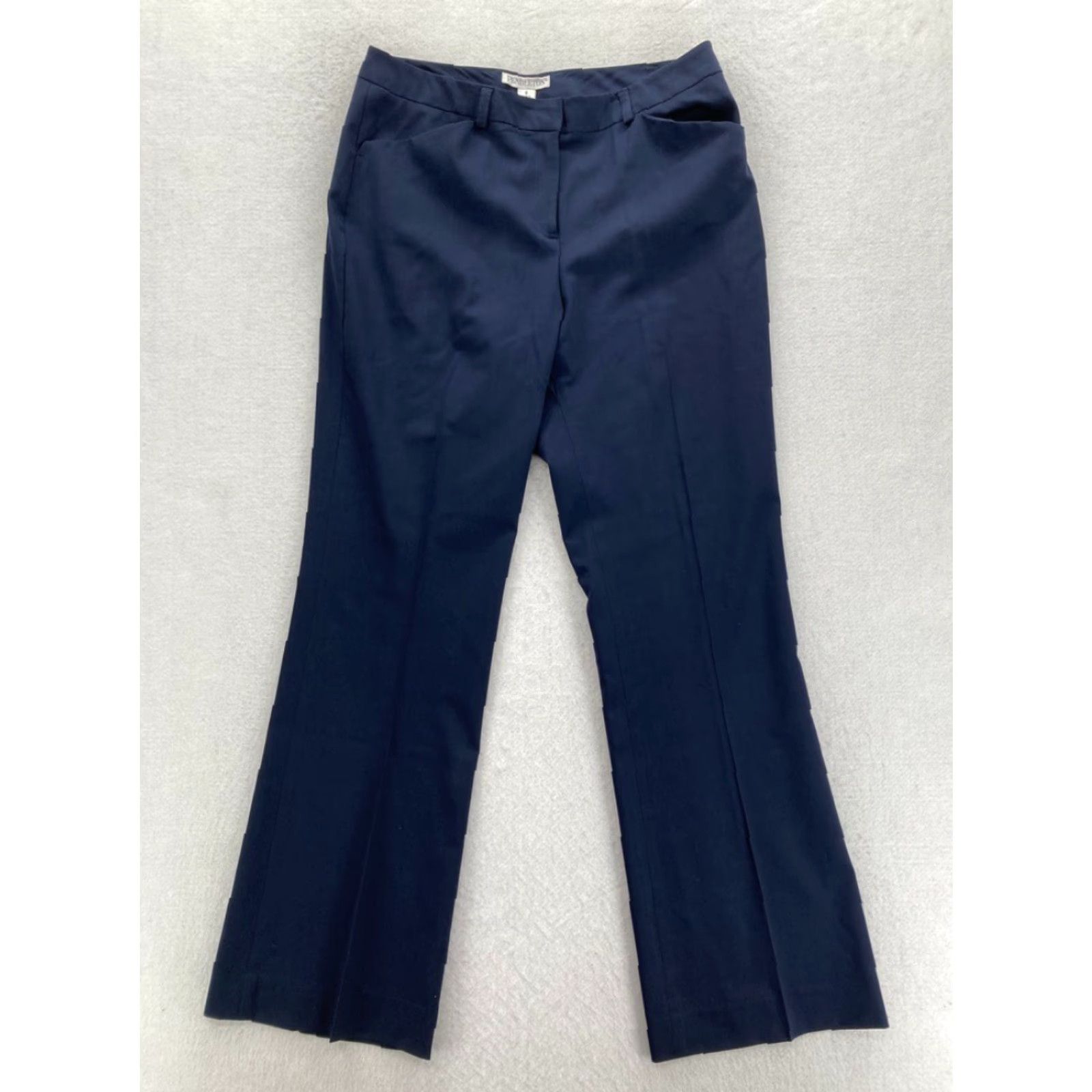 Pendleton Vintage Pendleton Women's 8 Blue Virgin Wool Stretch Flat Front Dress Pants VTG Size 30" / US 8 / IT 44 - 2 Thumbnail