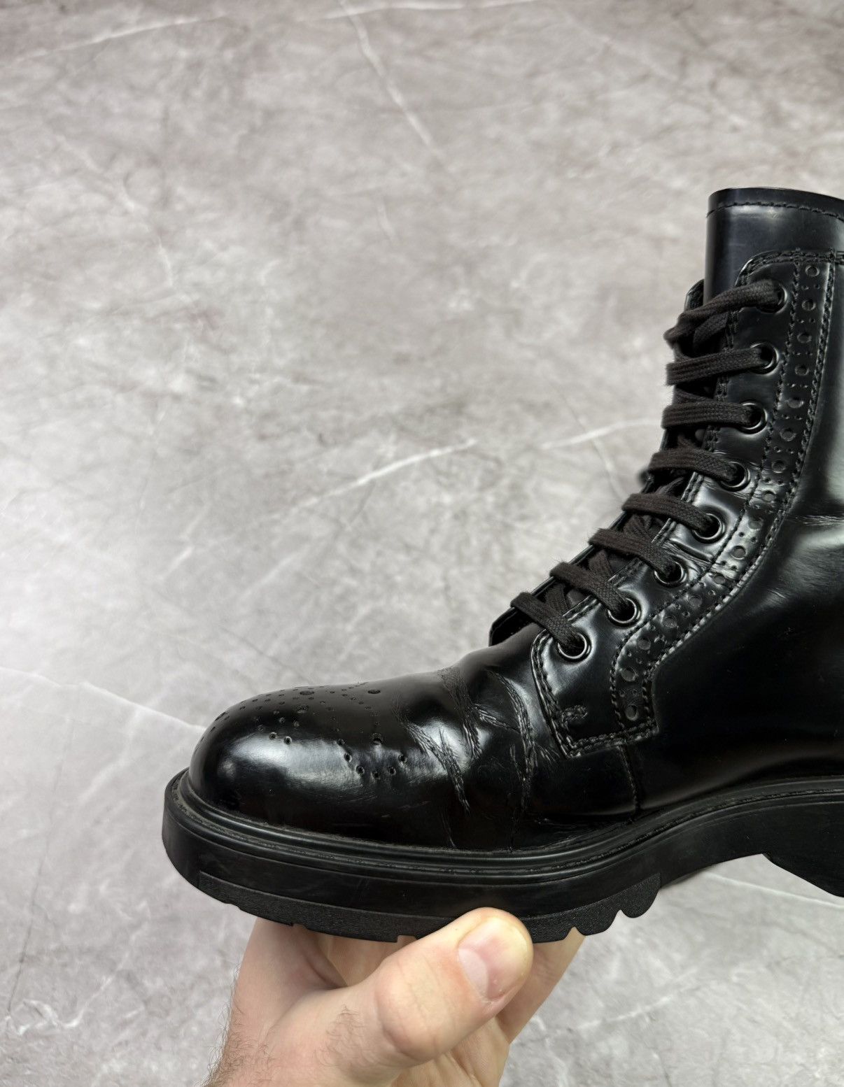 Prada Prada Leather Black Boots women size 36 Size US 6 / IT 36 - 4 Thumbnail