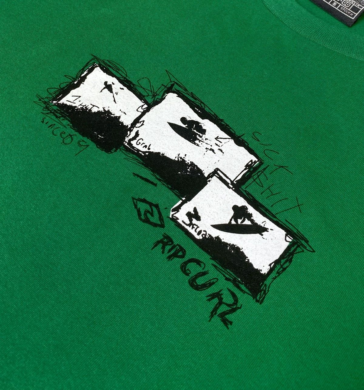 Rip Curl 90s RIP CURL S*ck Sh*t Single Stitch SS Surf Crew T-Shirt S Size US S / EU 44-46 / 1 - 9 Thumbnail