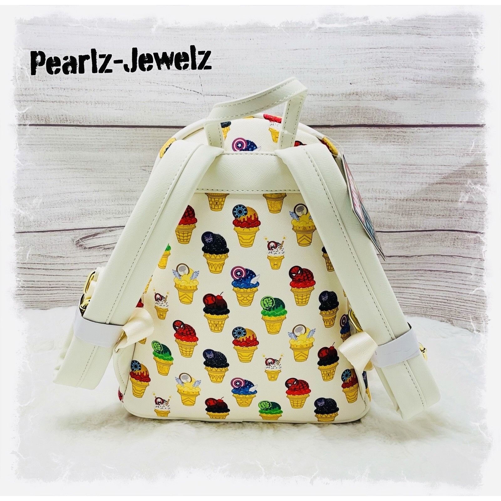 Marvel Comics Marvel Eat the Universe Ice Cream Cones Mini Backpack - BoxL Size ONE SIZE - 3 Thumbnail
