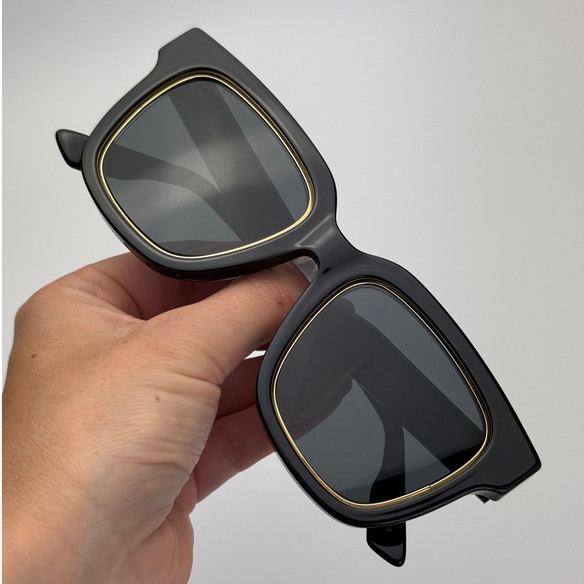 Gucci NEW Gucci Sunglasses GG1136SA 001 BlackGrey Unisex Authentic Size ONE SIZE - 8 Thumbnail