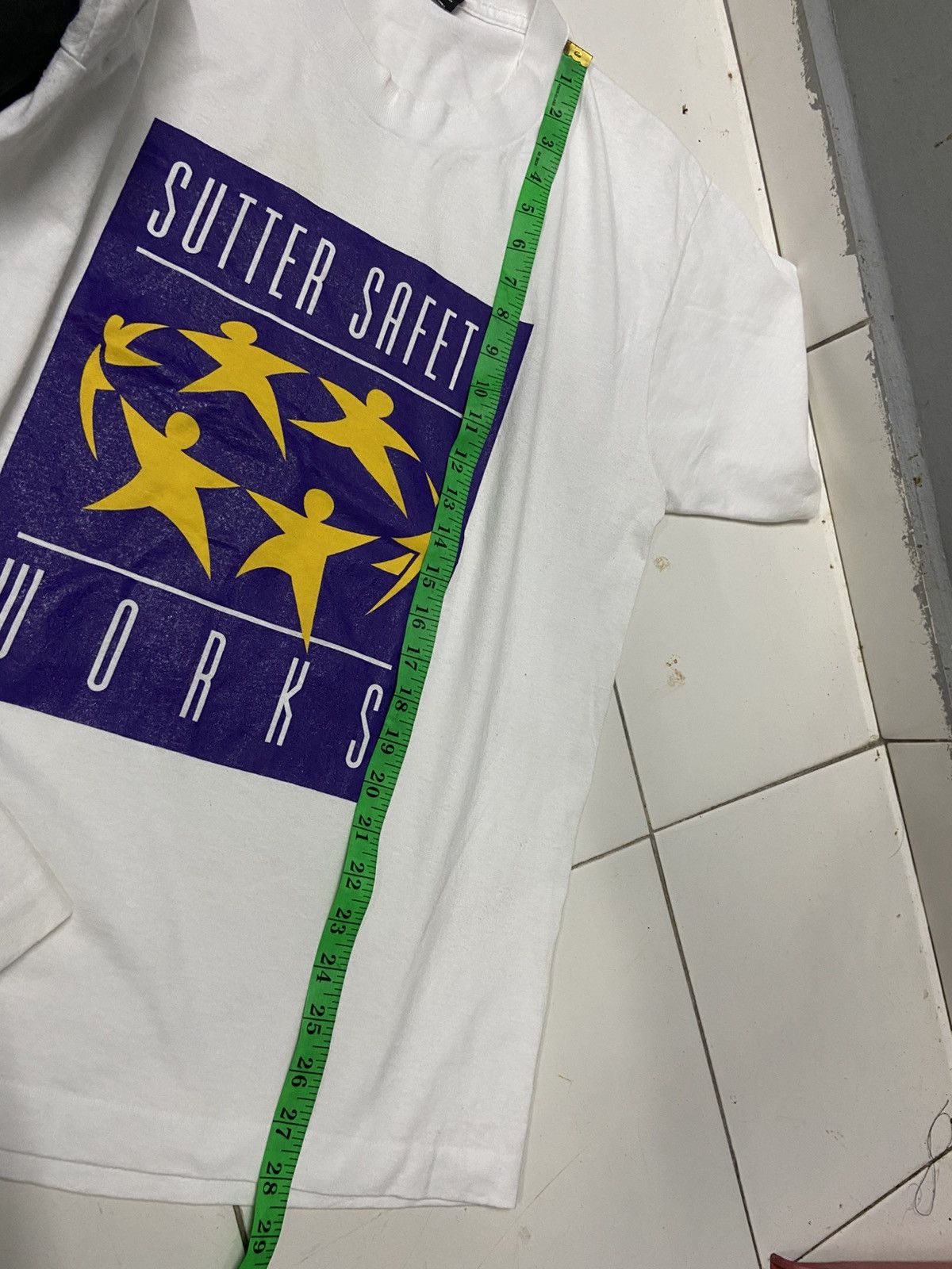 Vintage VINTAGE SUTTER SAFETY WORKS TEE SHIRT Size US L / EU 52-54 / 3 - 12 Thumbnail