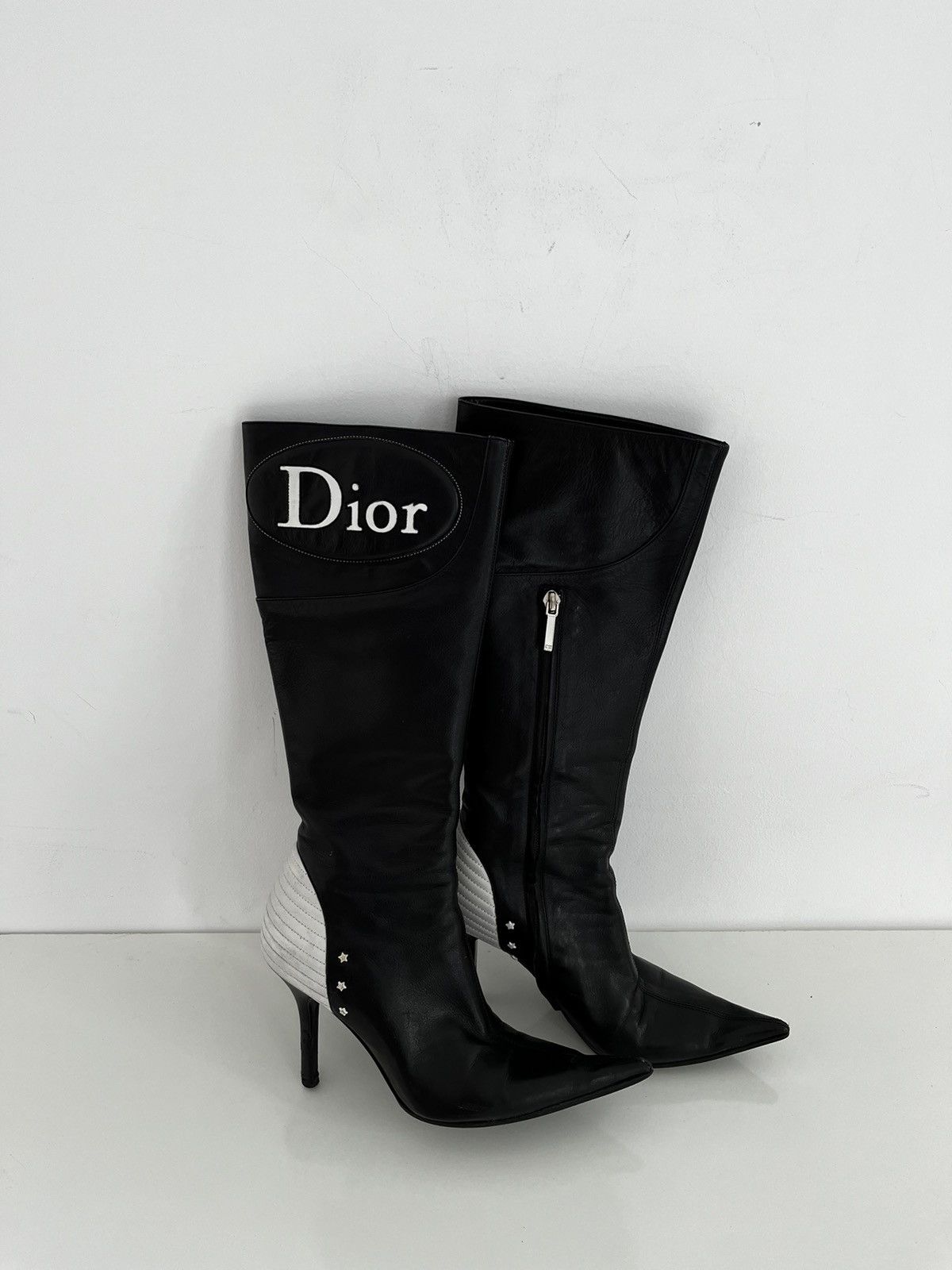 Dior DIOR GALLIANO '01 Moto Boots Size US 5.5 / IT 35.5 - 2 Thumbnail