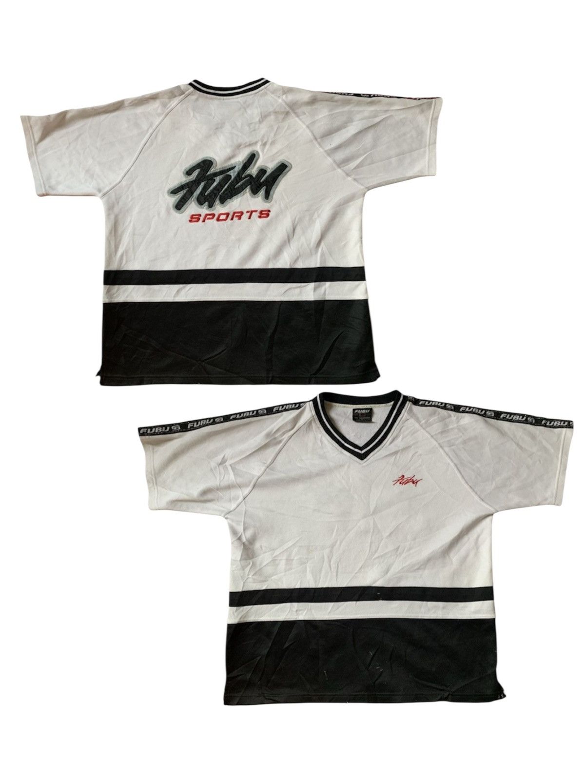 Fubu × Vintage VINTAGE FUBU SPORT RUGBY SHIRT Size US L / EU 52-54 / 3 - 1 Thumbnail