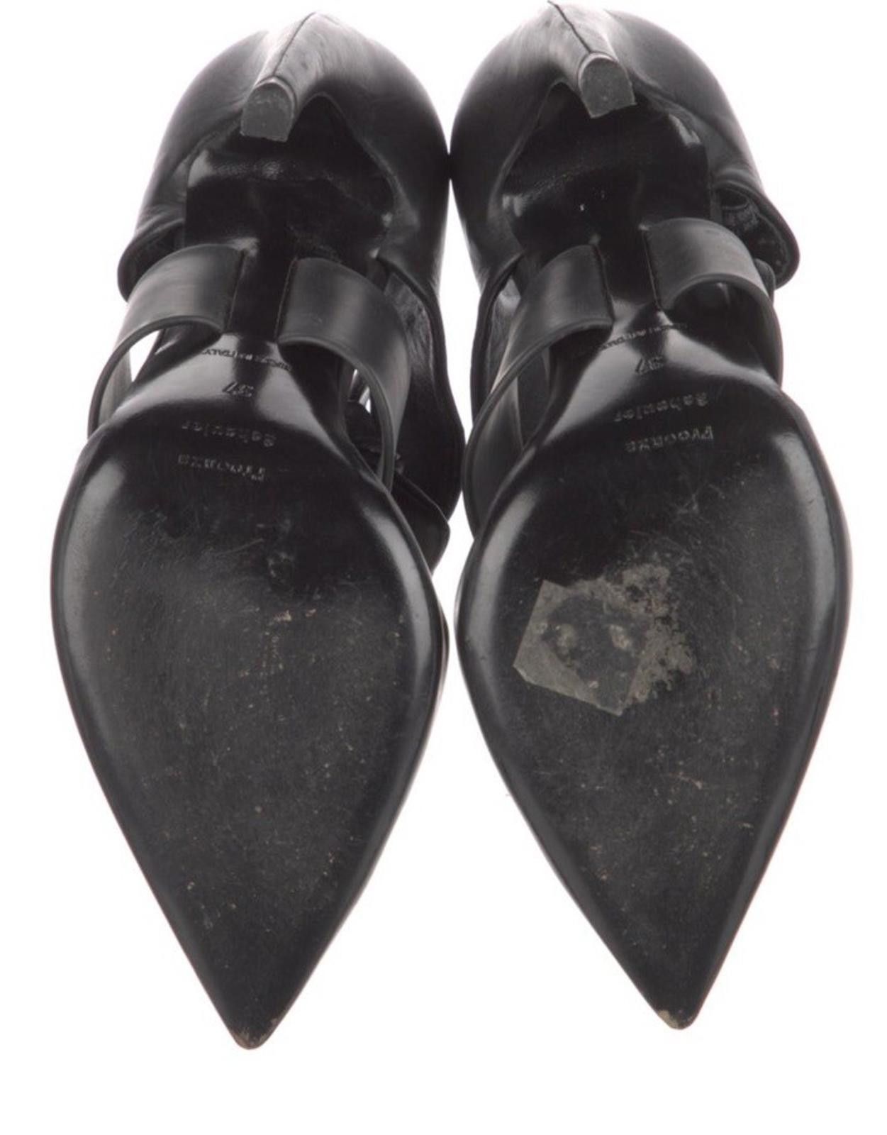 Other Proenza Schouler Black studded leather Sz38.5/US7.5-7 Size US 6.5 / IT 36.5 - 5 Thumbnail