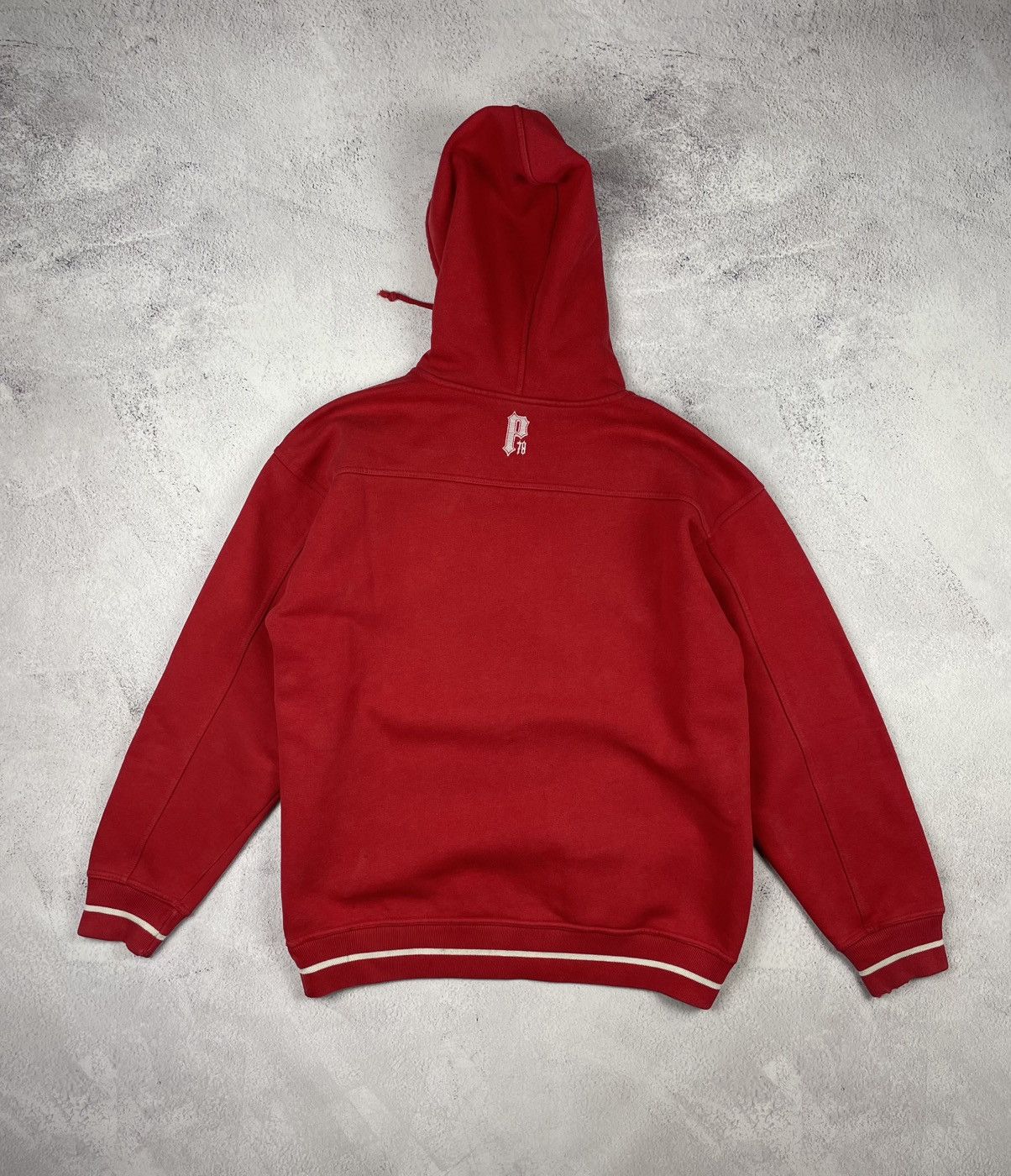 Pelle Pelle × Vintage Vintage Pelle Pelle Mens Hoodie Red Size Small Size US M / EU 48-50 / 2 - 9 Thumbnail