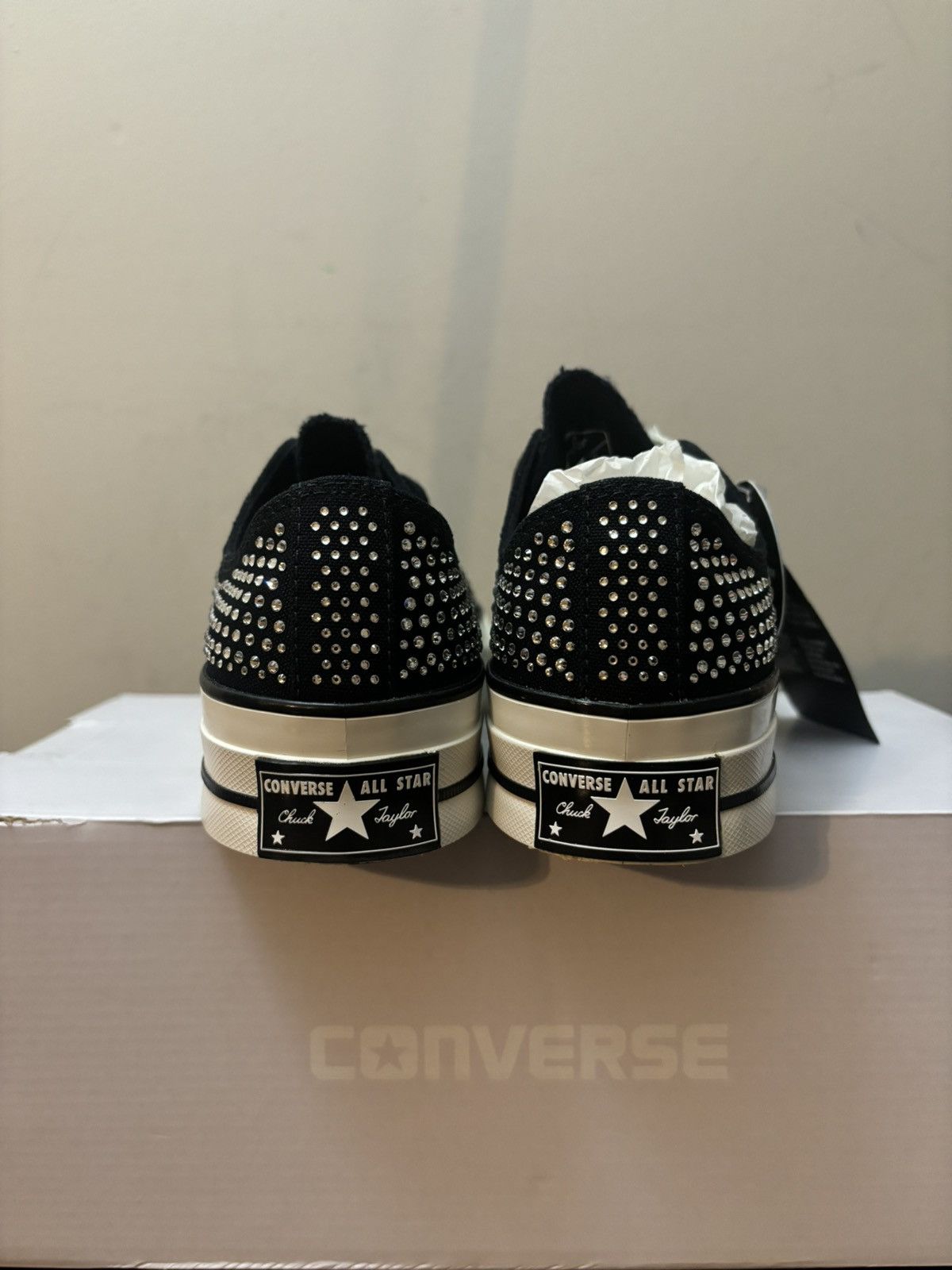 Converse Converse Swaroski Chuck 70 Low Black White Size US 7.5 / EU 40-41 - 5 Thumbnail