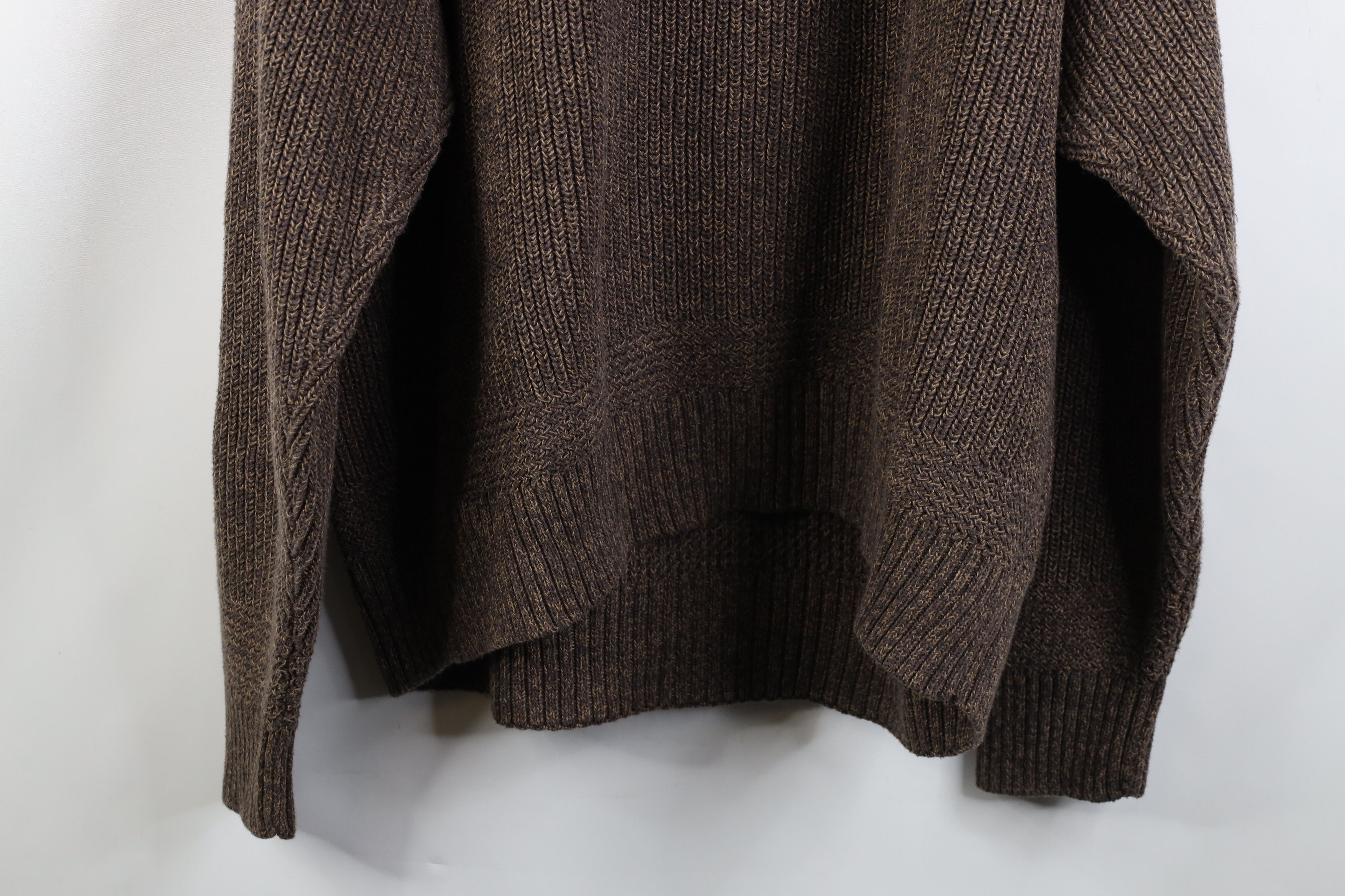 Vintage Vintage 90s Streetwear Knit Commando Henley Sweater Brown Size US XXL / EU 58 / 5 - 10 Thumbnail