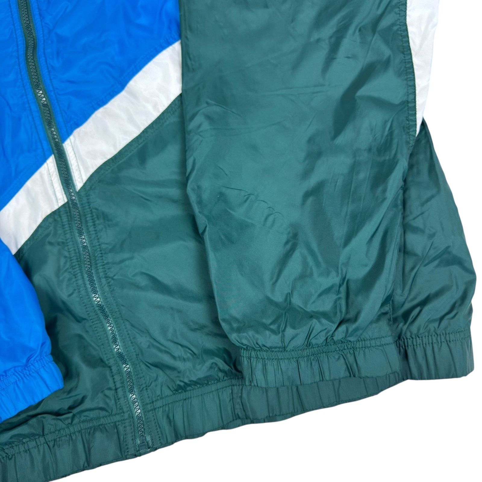 Nike Vintage Nike Men's Green Blue Swoosh Logo Full Zip Jacket XL Size US XL / EU 56 / 4 - 7 Thumbnail