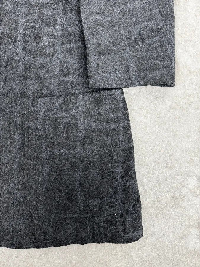 Issey Miyake Issey Miyake Men Grey Wool Mozaic Blazer Jacket Size 42R - 8 Thumbnail