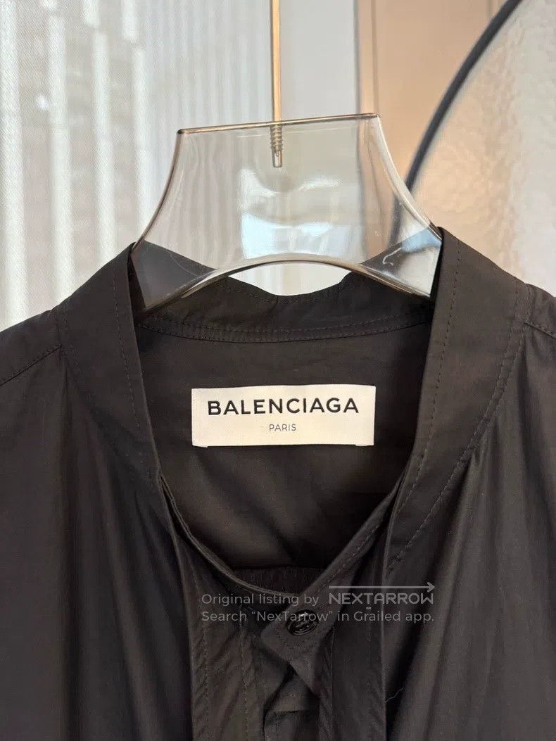 Balenciaga Balenciaga Black and Yellow Back Letter Logo Shirt Size XXS / US 00 / IT 34 - 3 Thumbnail
