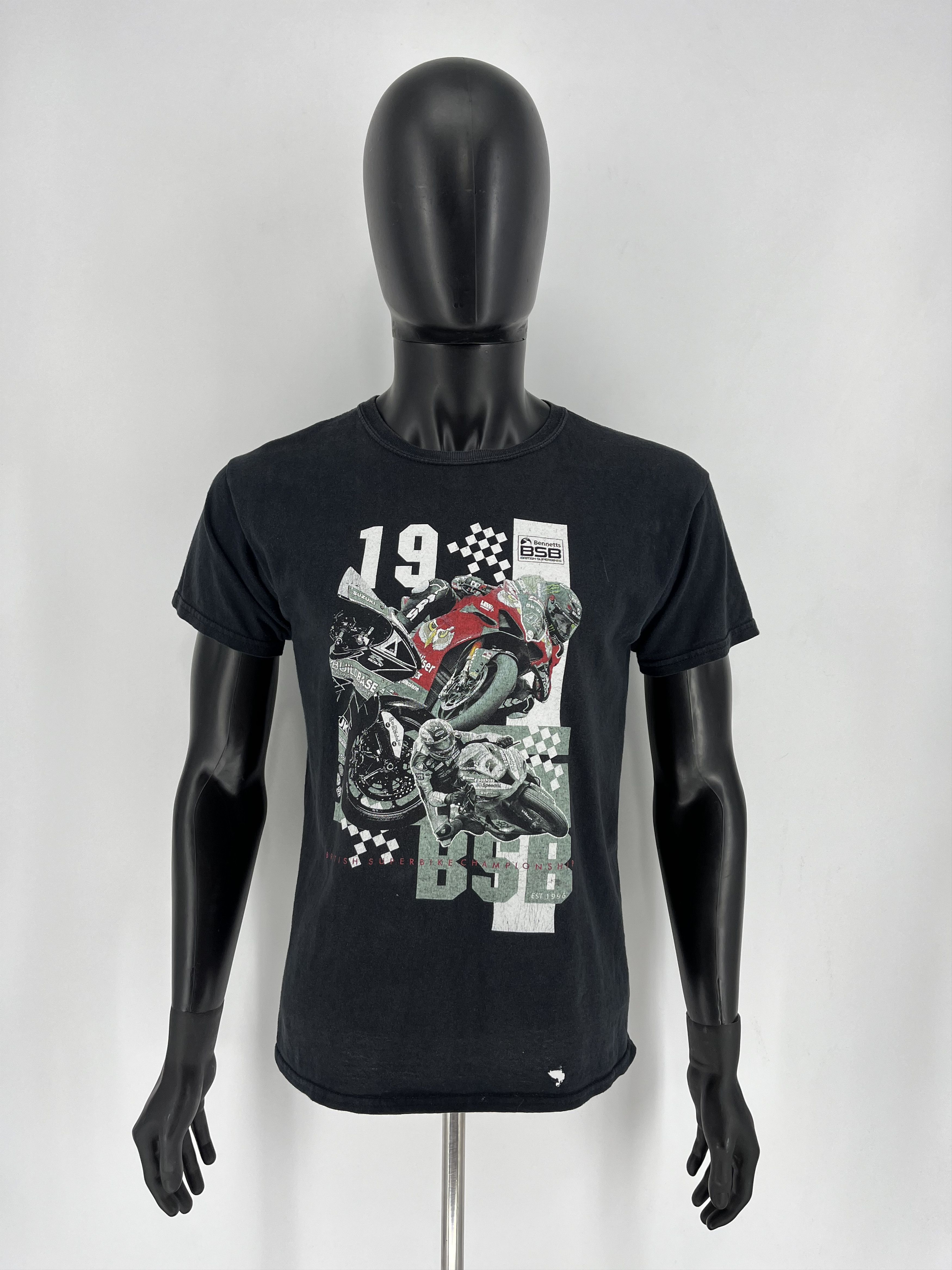 Other Vintage BSB British Superbike Faded T-Shirt Y2k Suzuki M617 Size US XL / EU 56 / 4 - 2 Thumbnail