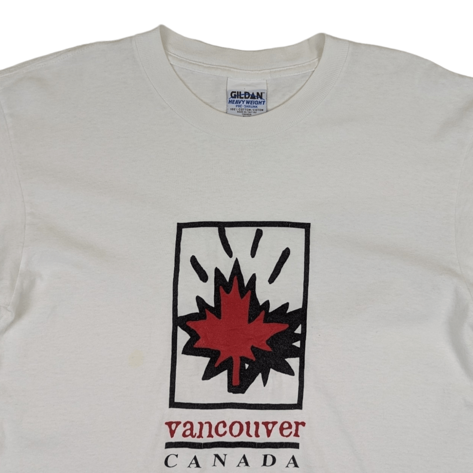 Gildan Vintage 90's GILDAN Vancouver Canada T Shirt Size US M / EU 48-50 / 2 - 4 Thumbnail