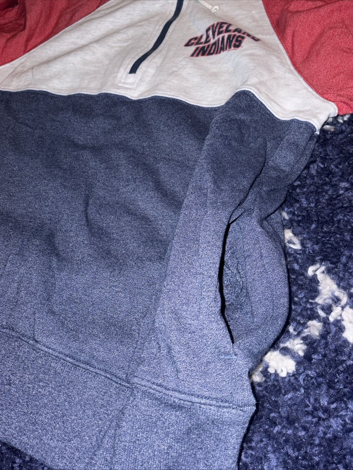 Homage Homage Cleveland Indians Hoodie With Pockets Size Large Size US L / EU 52-54 / 3 - 6 Thumbnail