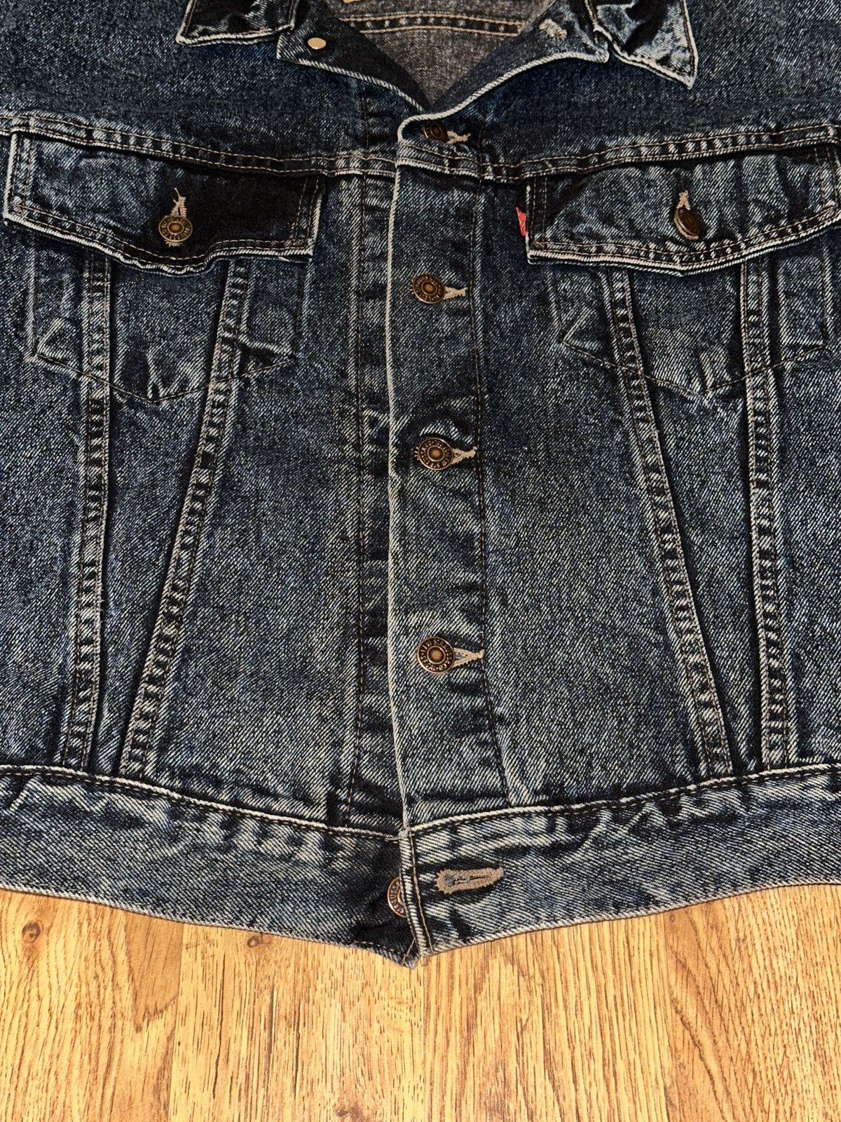 Levi's Vintage Clothing VTG Levi's Denim Trucker Jacket Men Size Medium 70598 4865 Size US M / EU 48-50 / 2 - 2 Thumbnail
